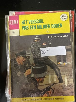 Cover van Het verschil was een miljoen doden
