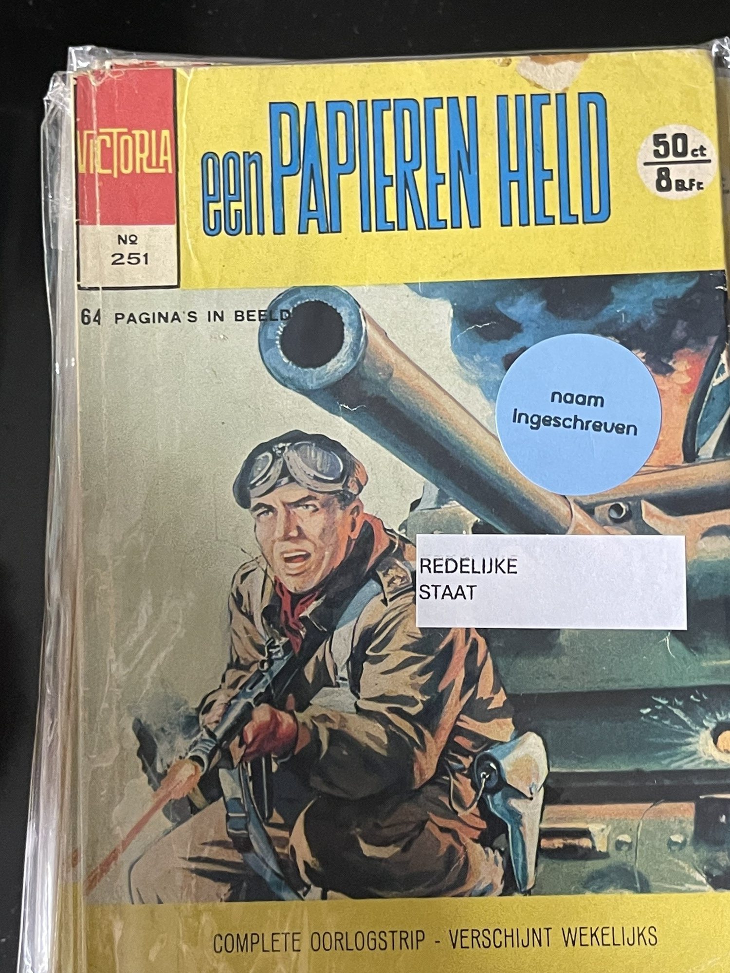 Cover van Een papieren held