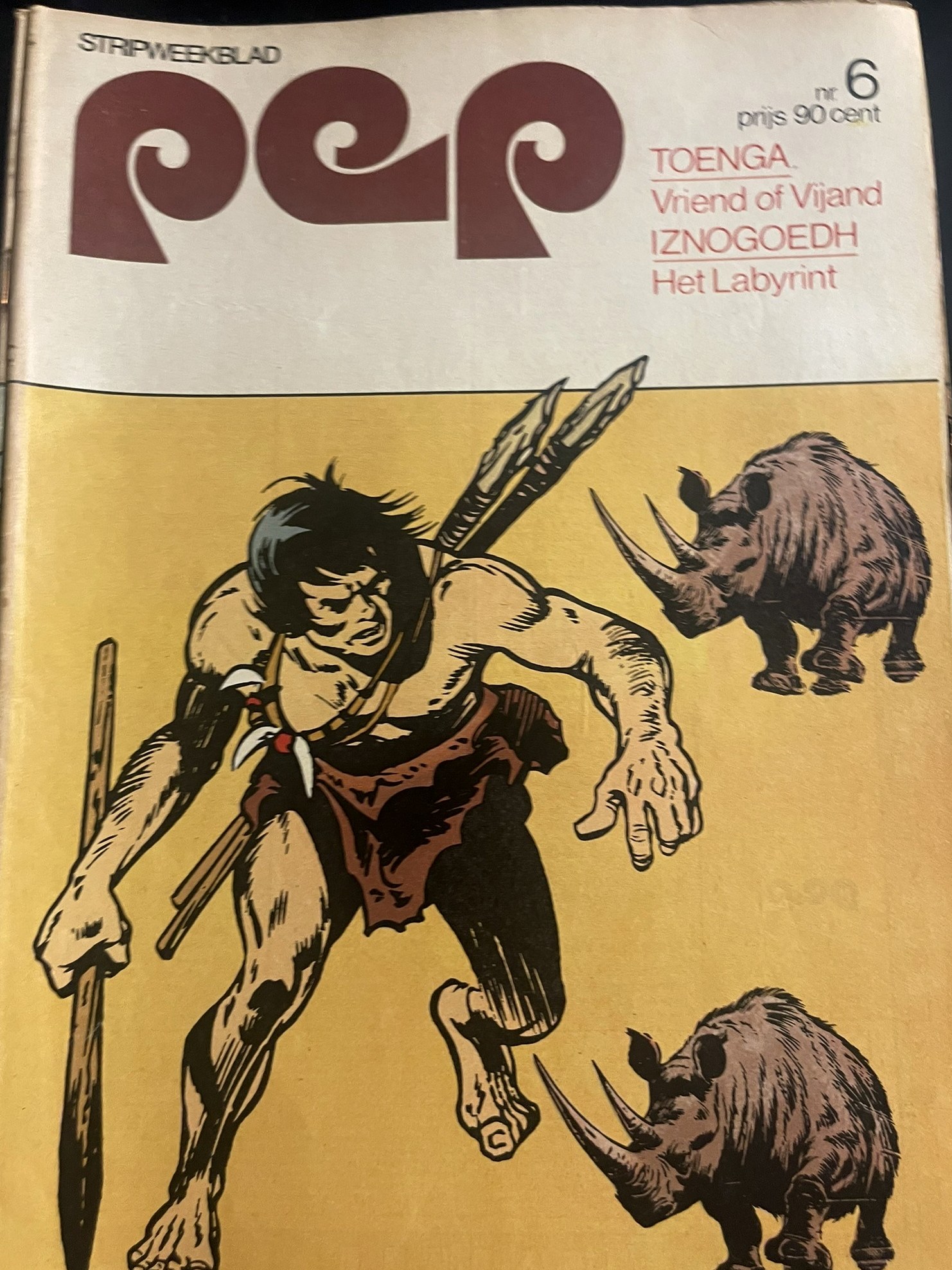 Cover van PEP nr. 6 – Toenga / Iznogoud