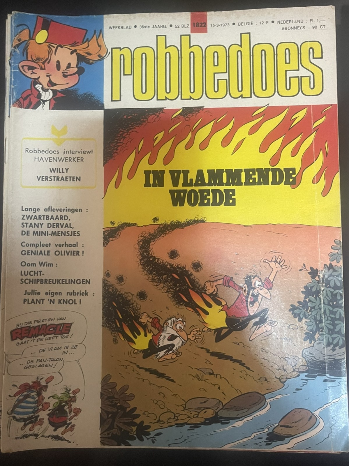 Cover van Robbedoes 1822