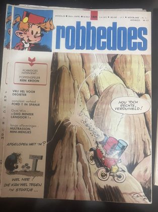 Cover van Robbedoes 1825
