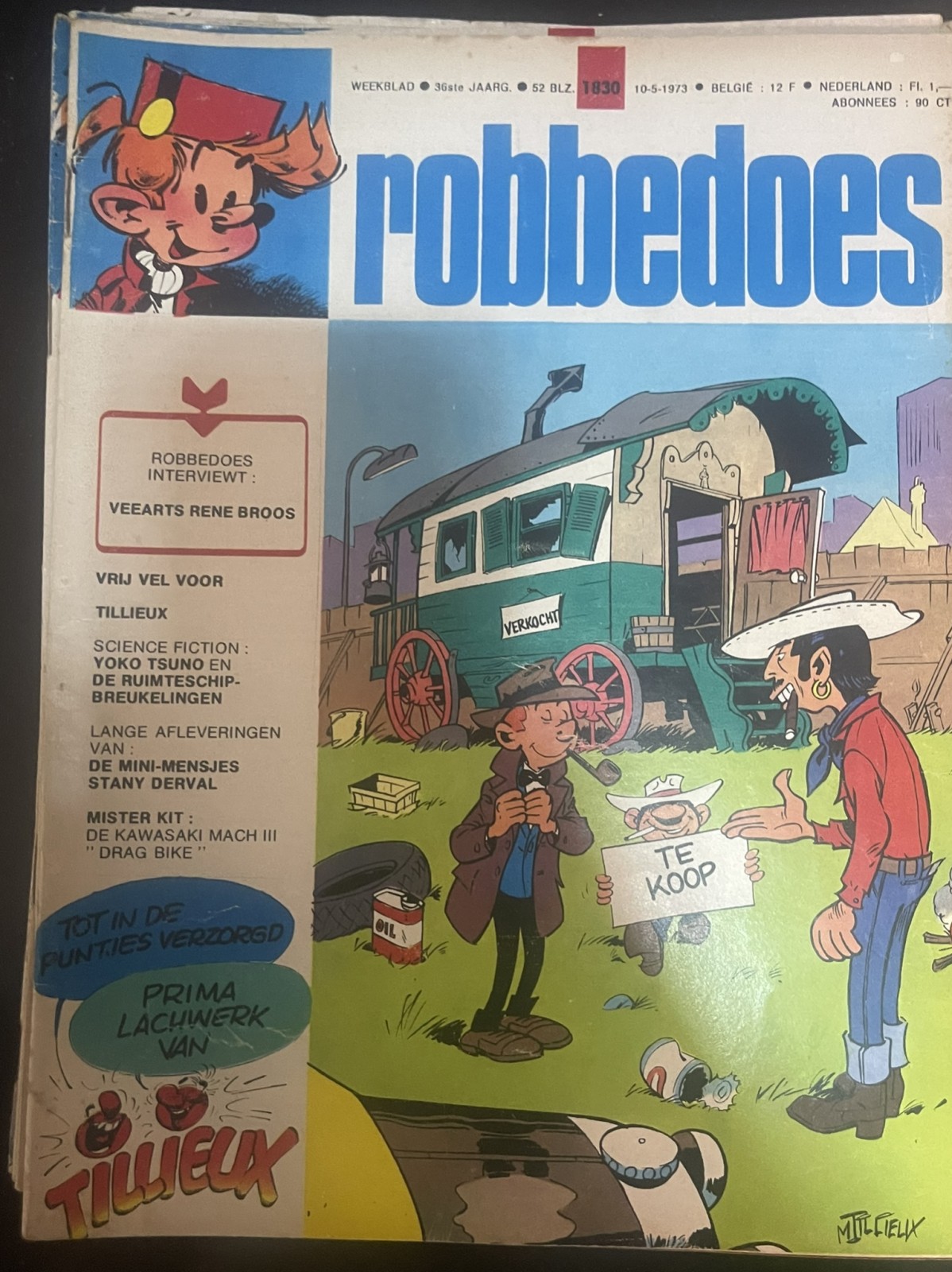 Cover van Robbedoes 1830