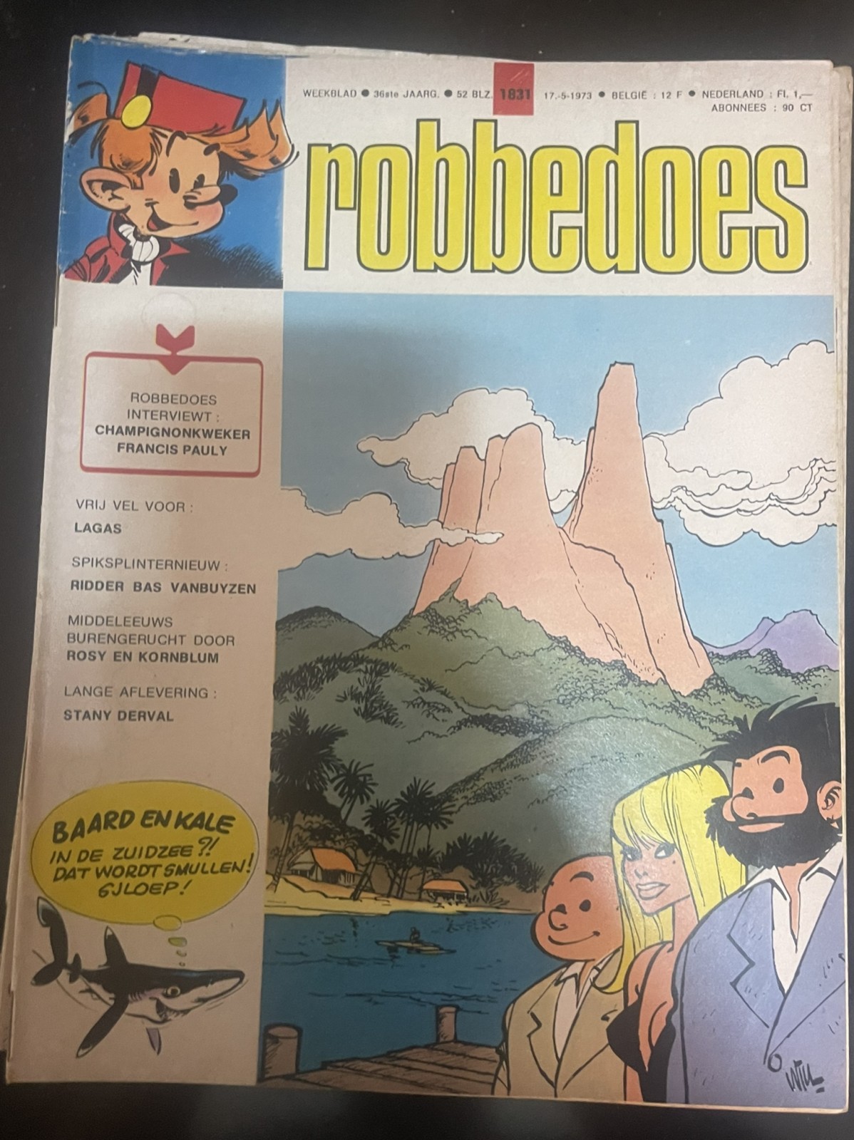 Cover van Robbedoes 1831