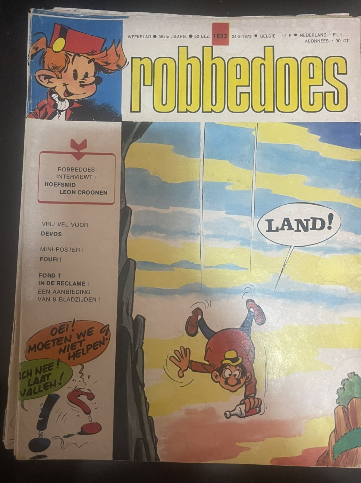 Cover van Robbedoes 1832