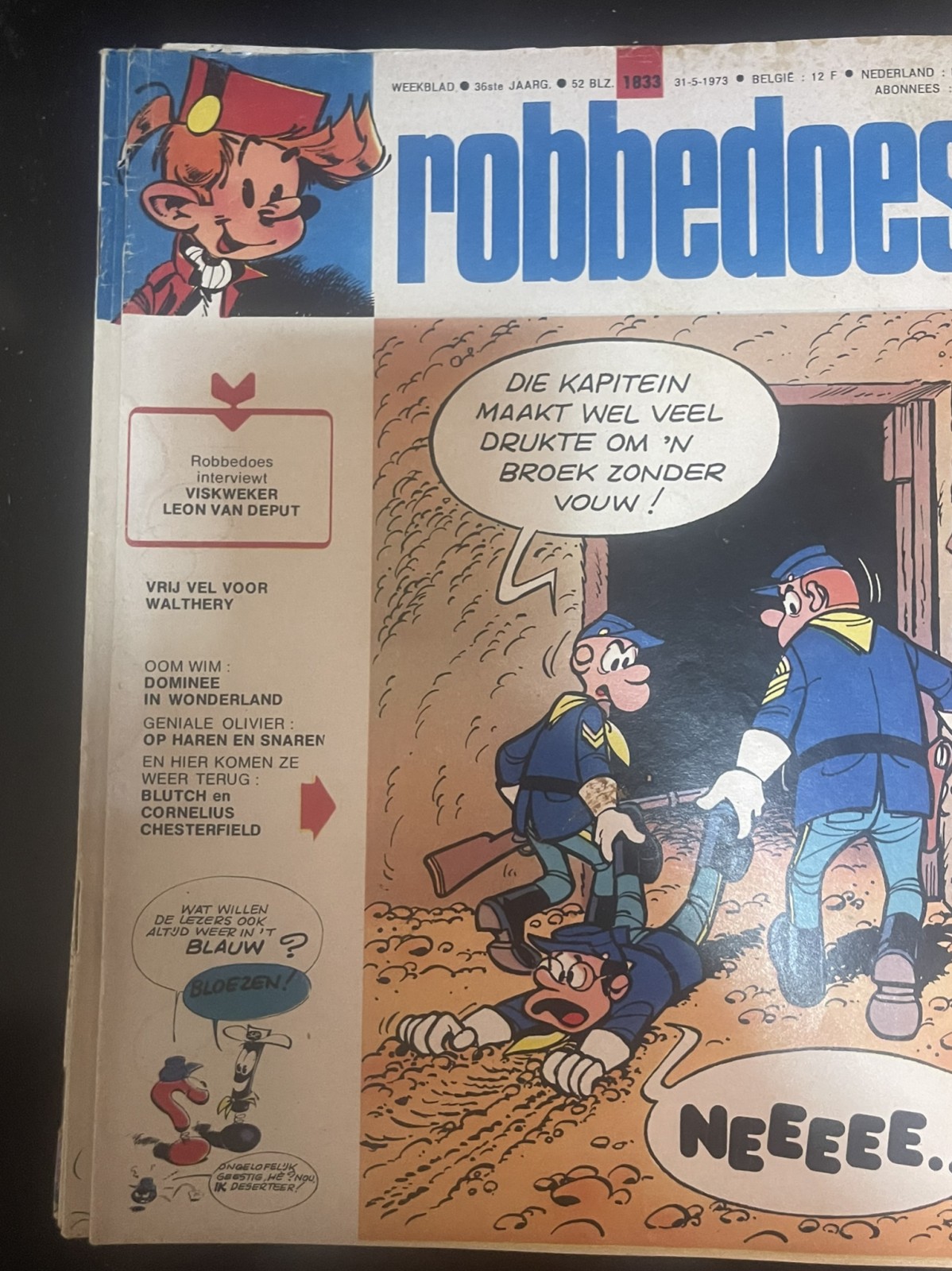 Cover van Robbedoes 1833