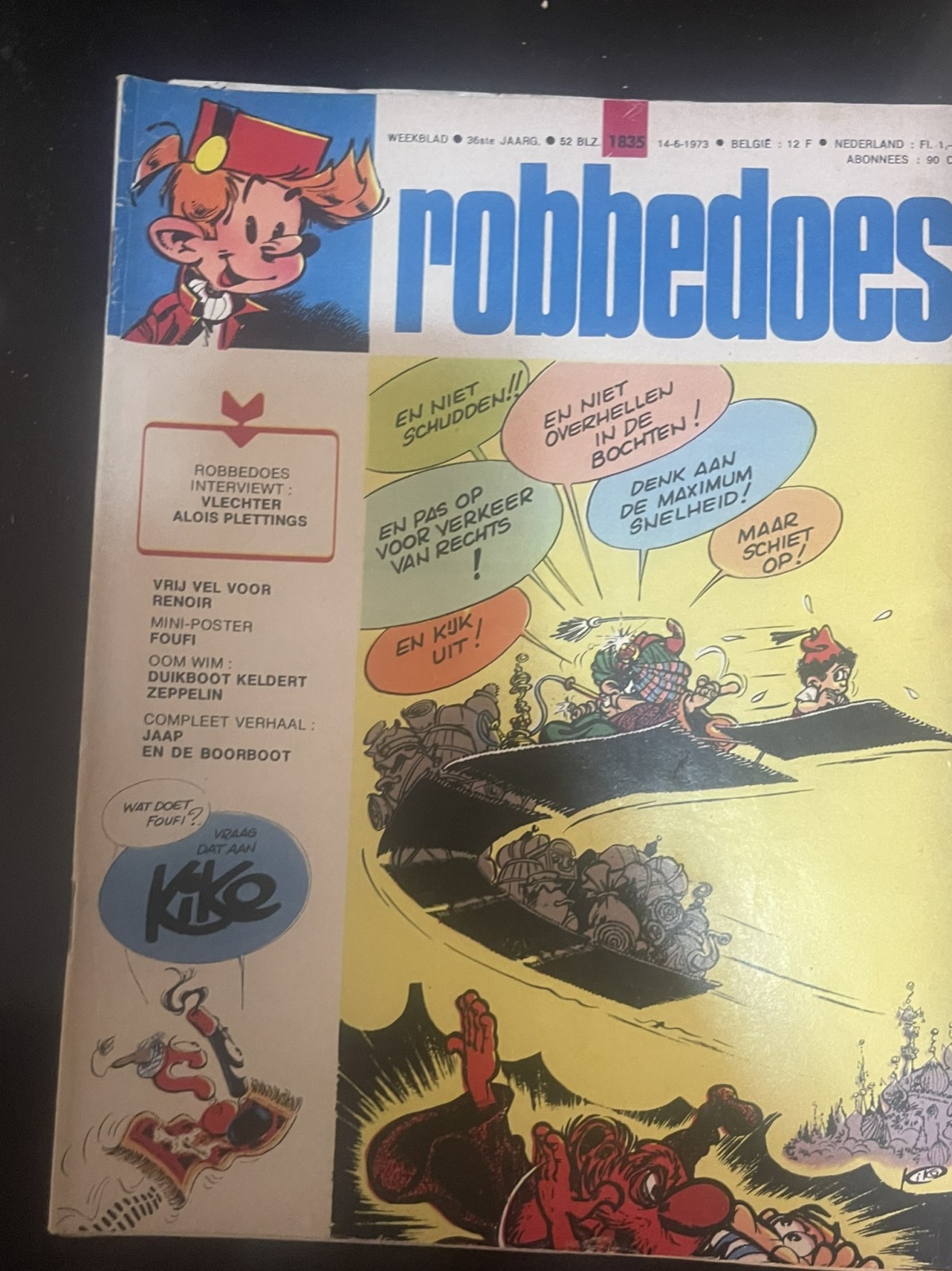 Cover van Robbedoes 1835