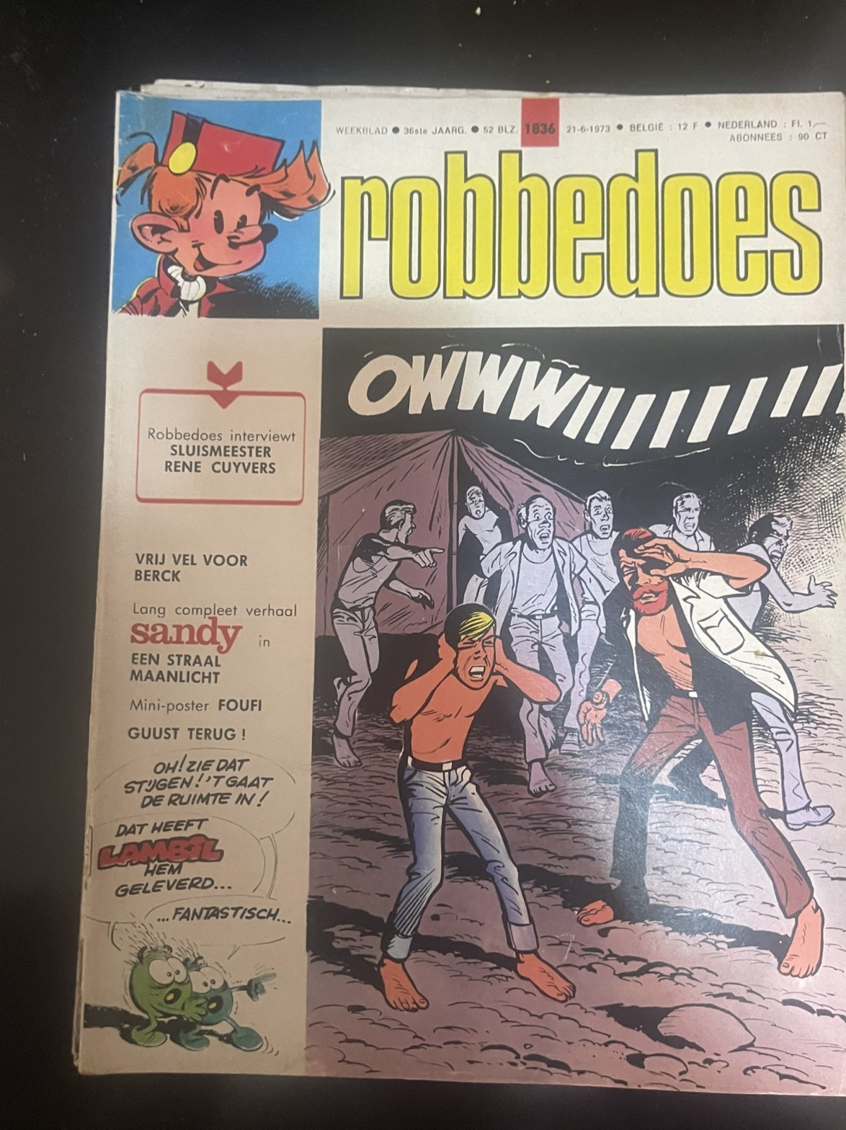 Cover van Robbedoes 1836