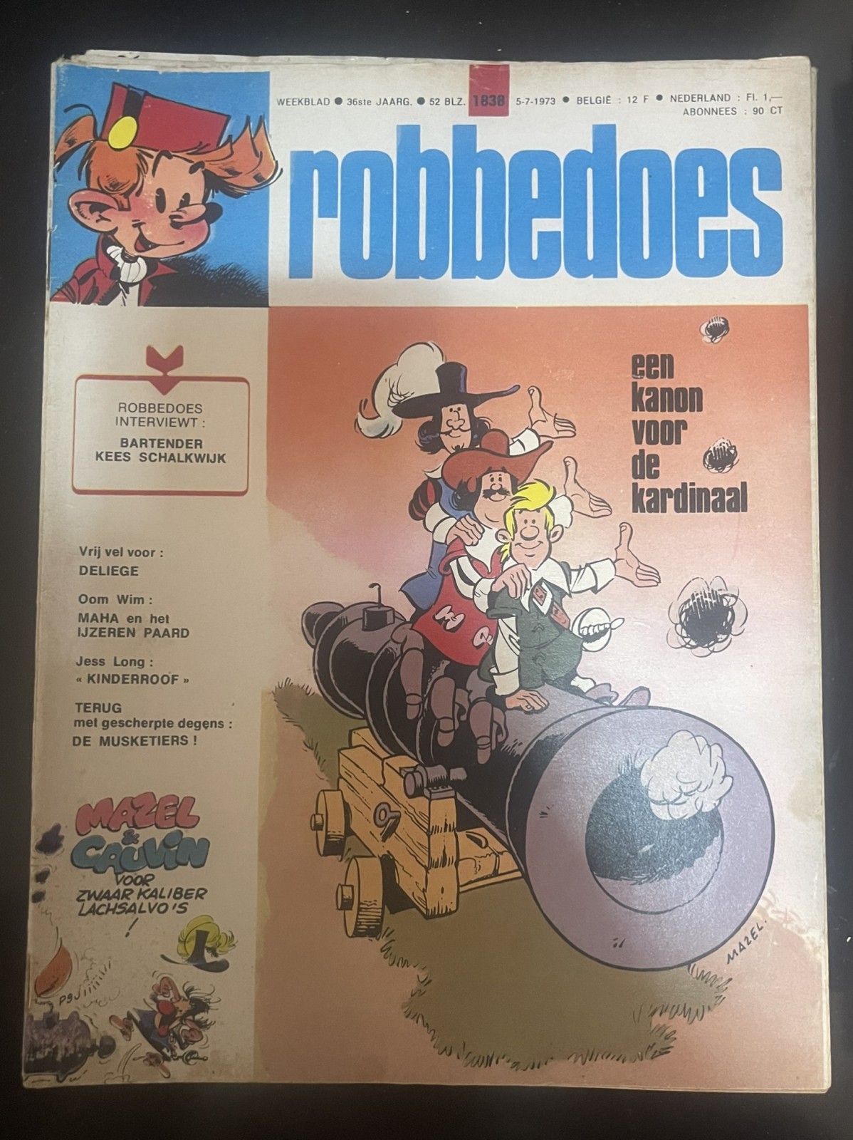 Cover van Robbedoes 1838