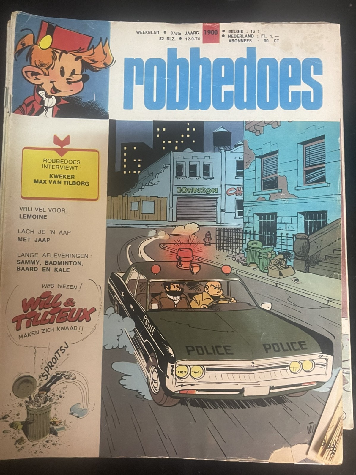 Cover van Robbedoes 1900