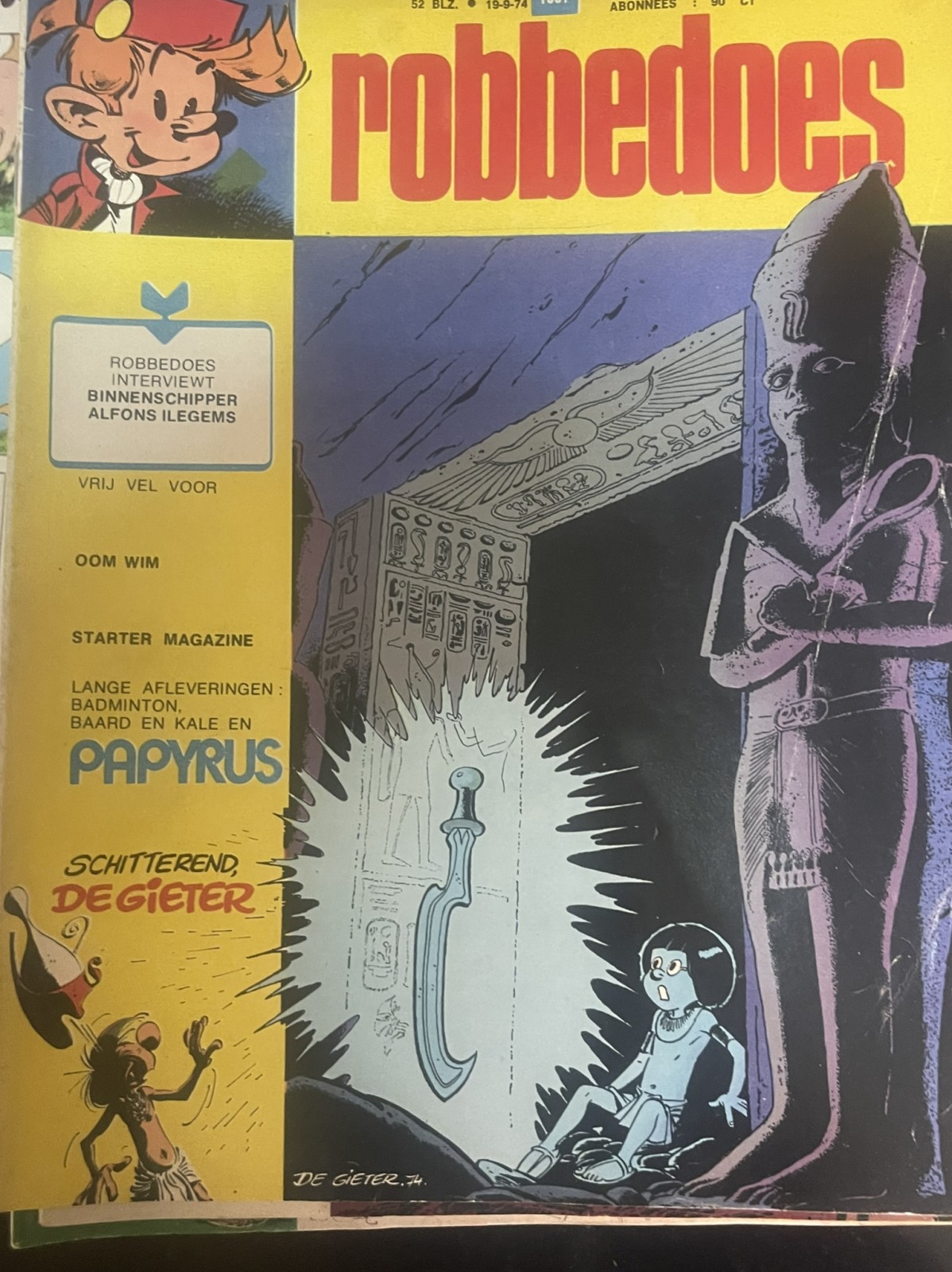 Cover van Robbedoes 1901