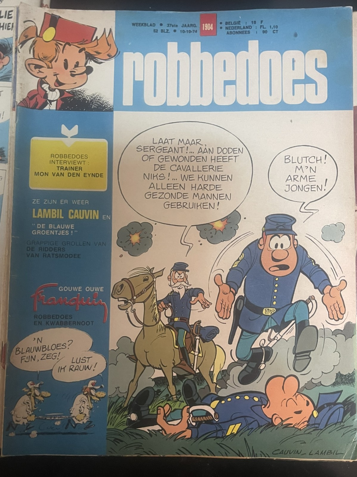 Cover van Robbedoes 1904