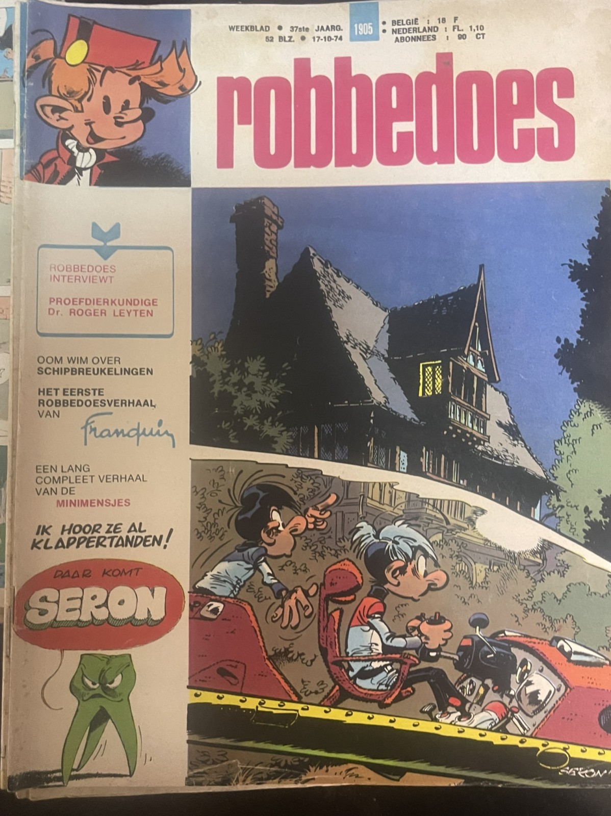 Cover van Robbedoes 1905