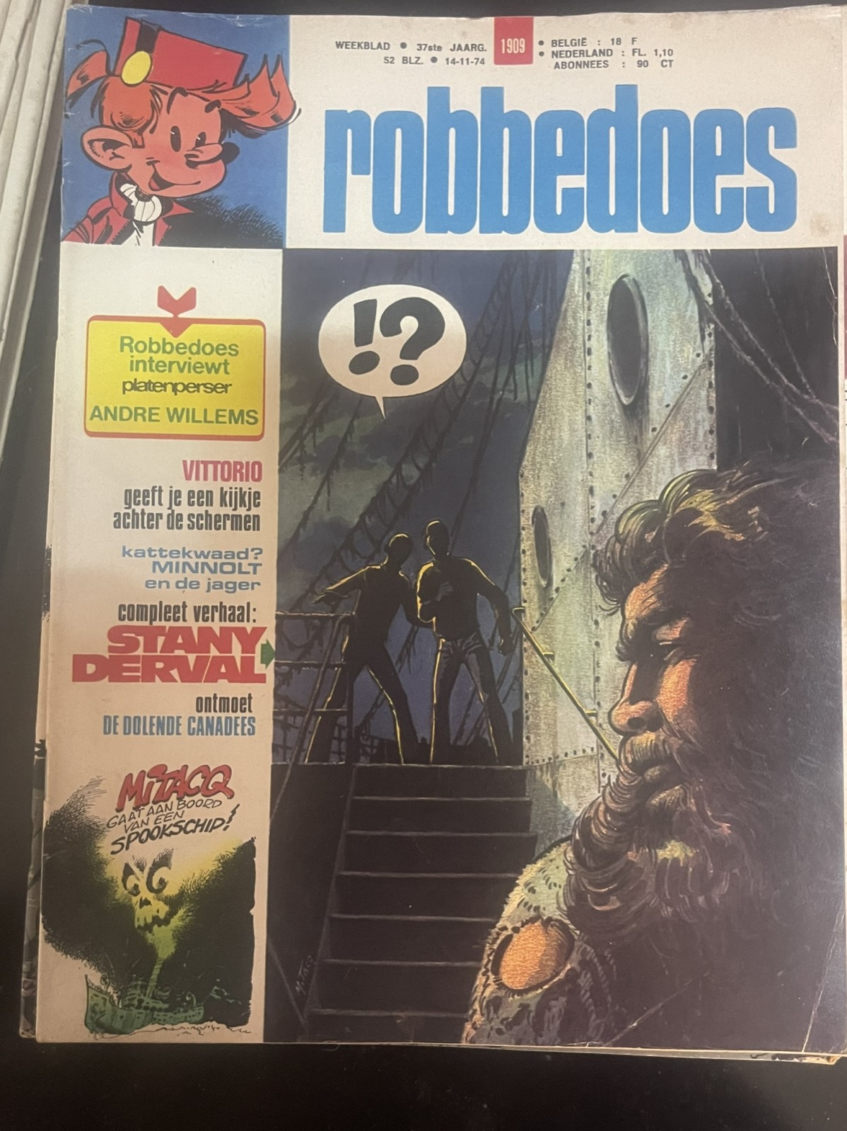 Cover van Robbedoes 1909