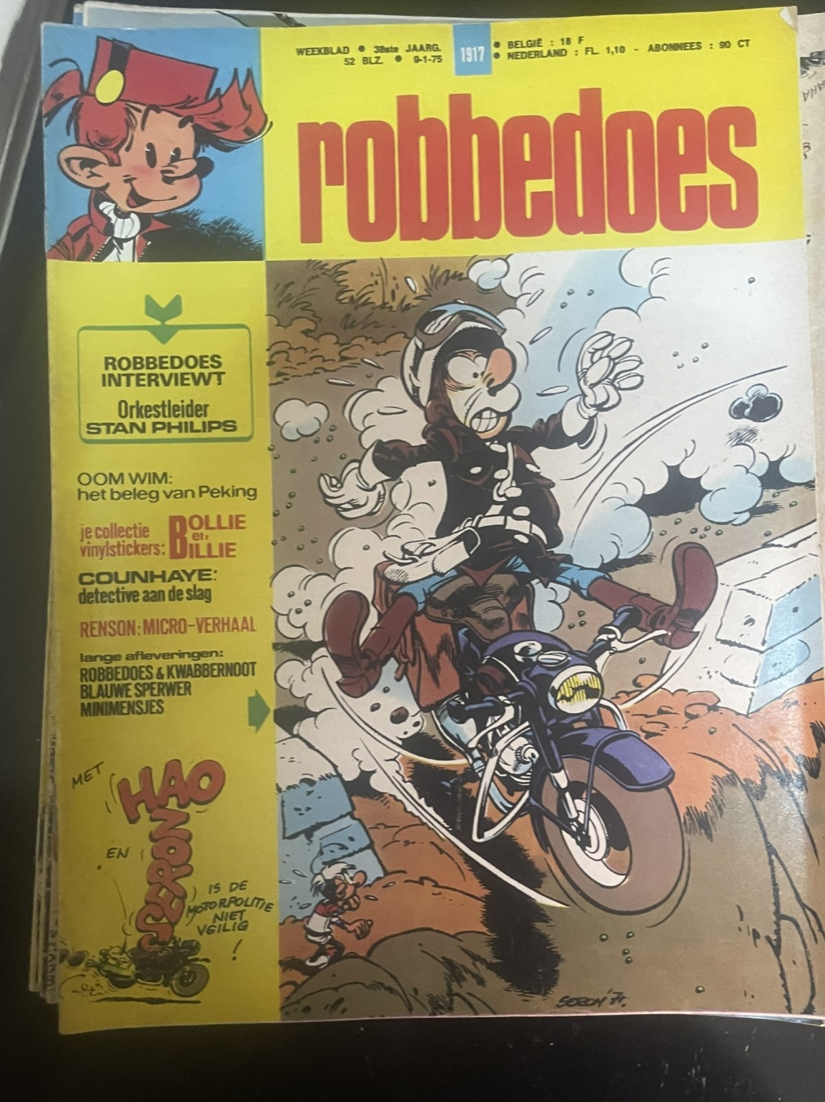 Cover van Robbedoes 1917