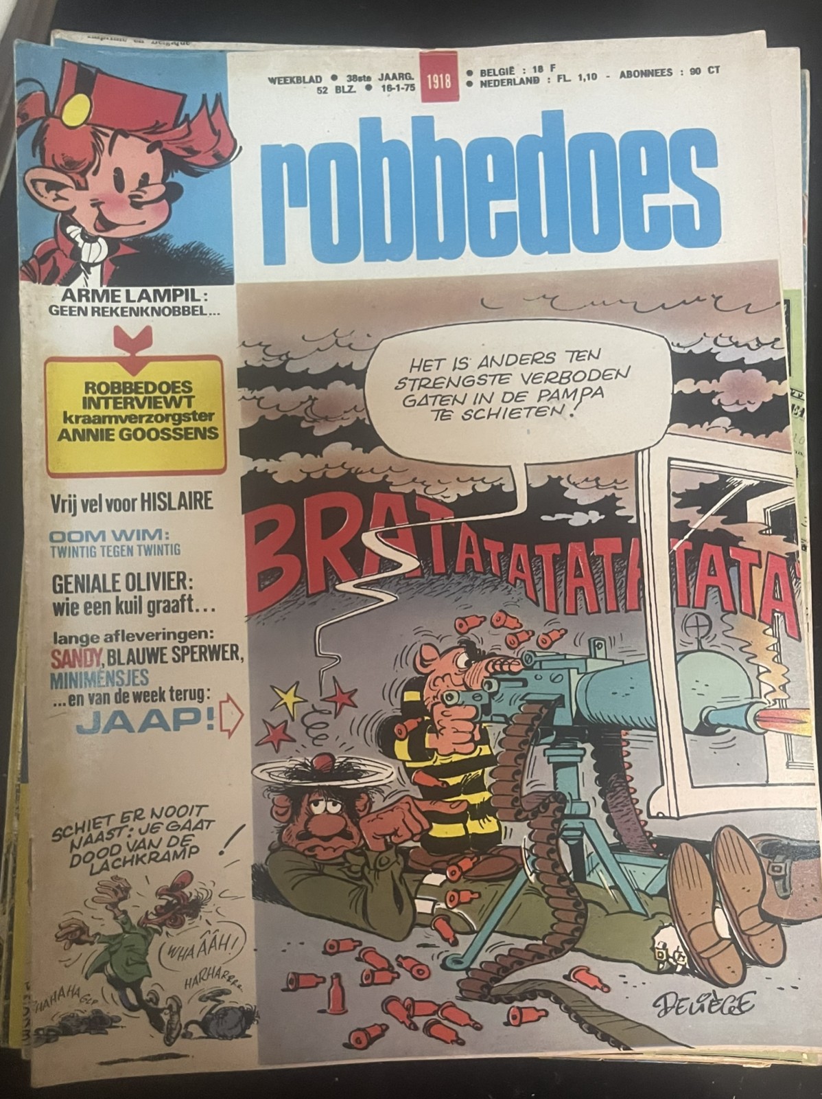 Cover van Robbedoes 1918
