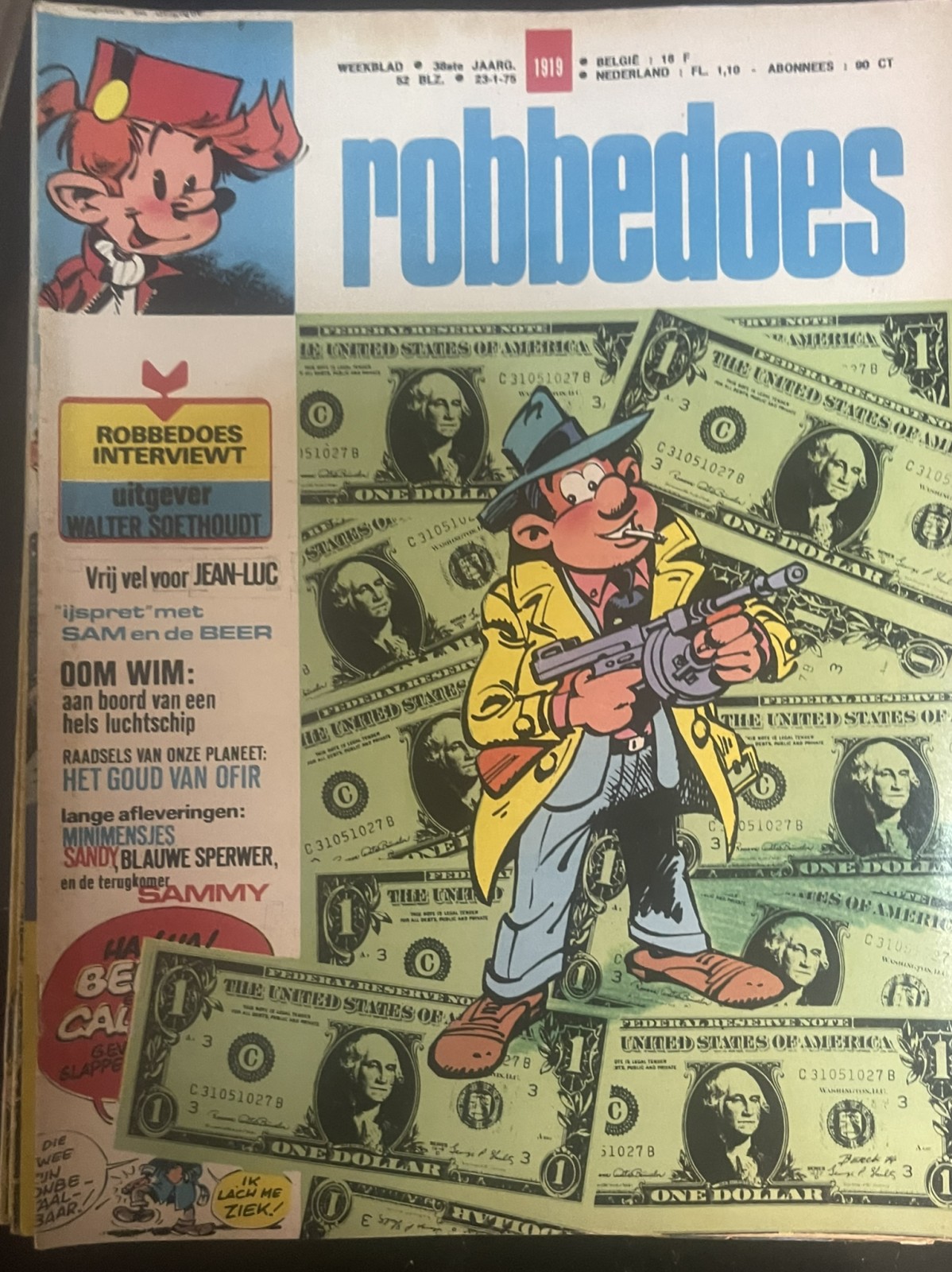 Cover van Robbedoes 1919