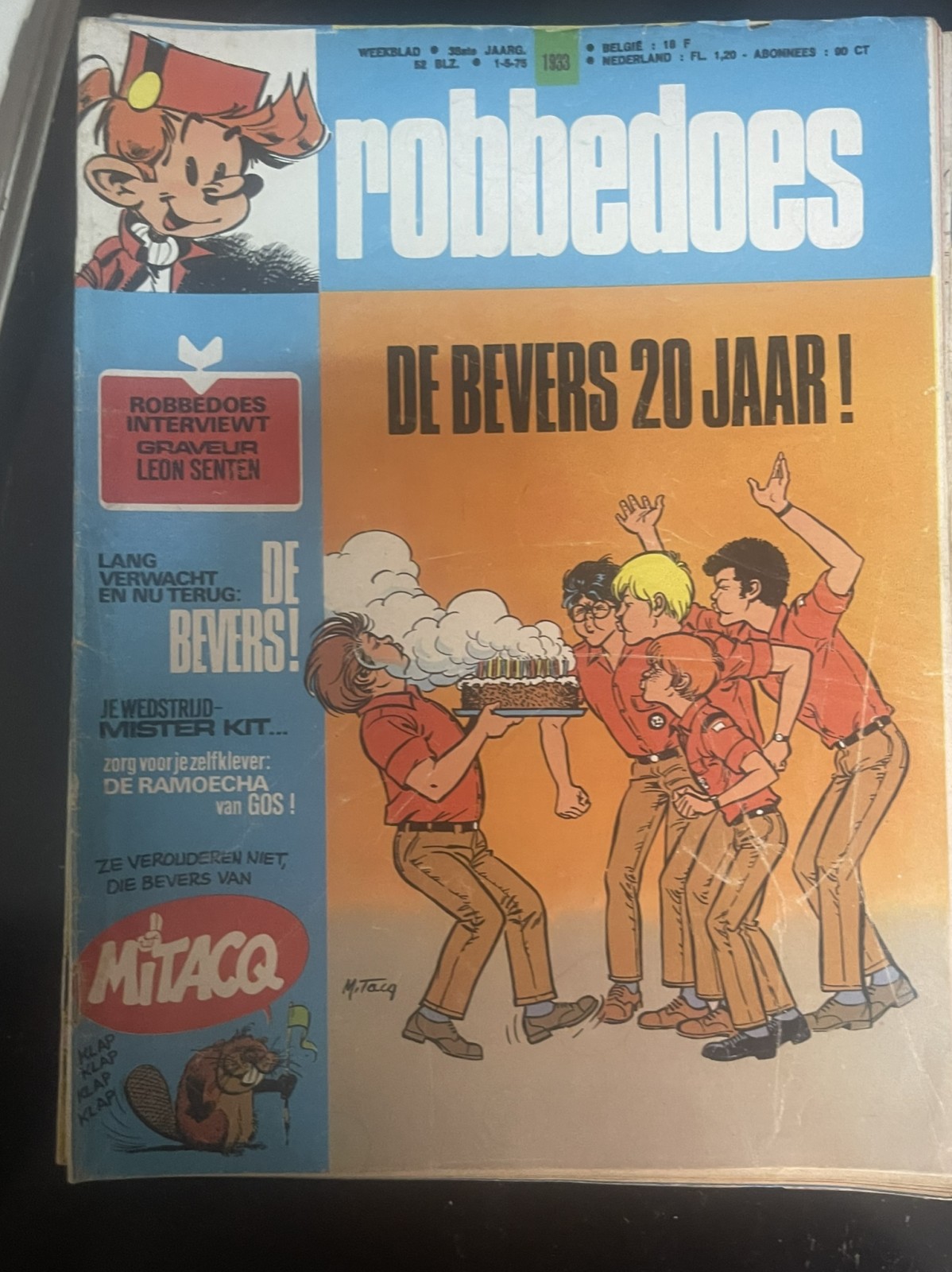 Cover van Robbedoes 1933