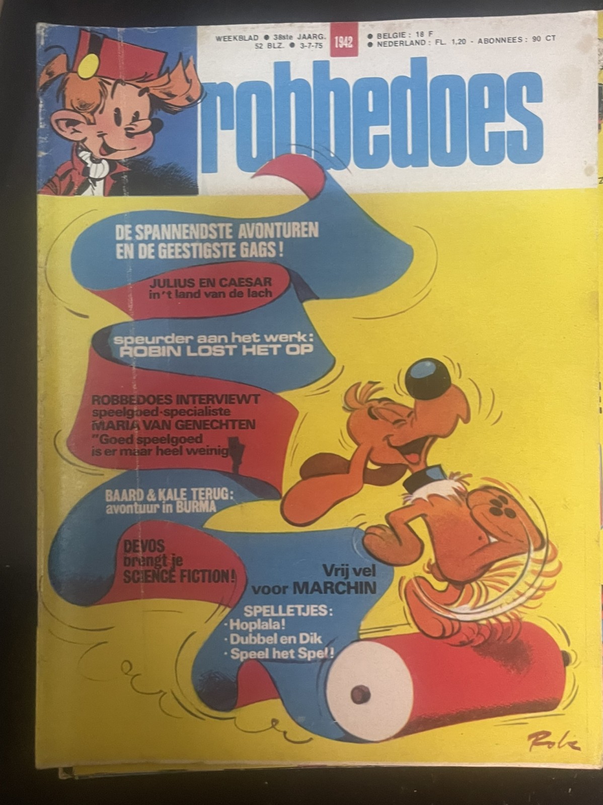 Cover van Robbedoes 1942