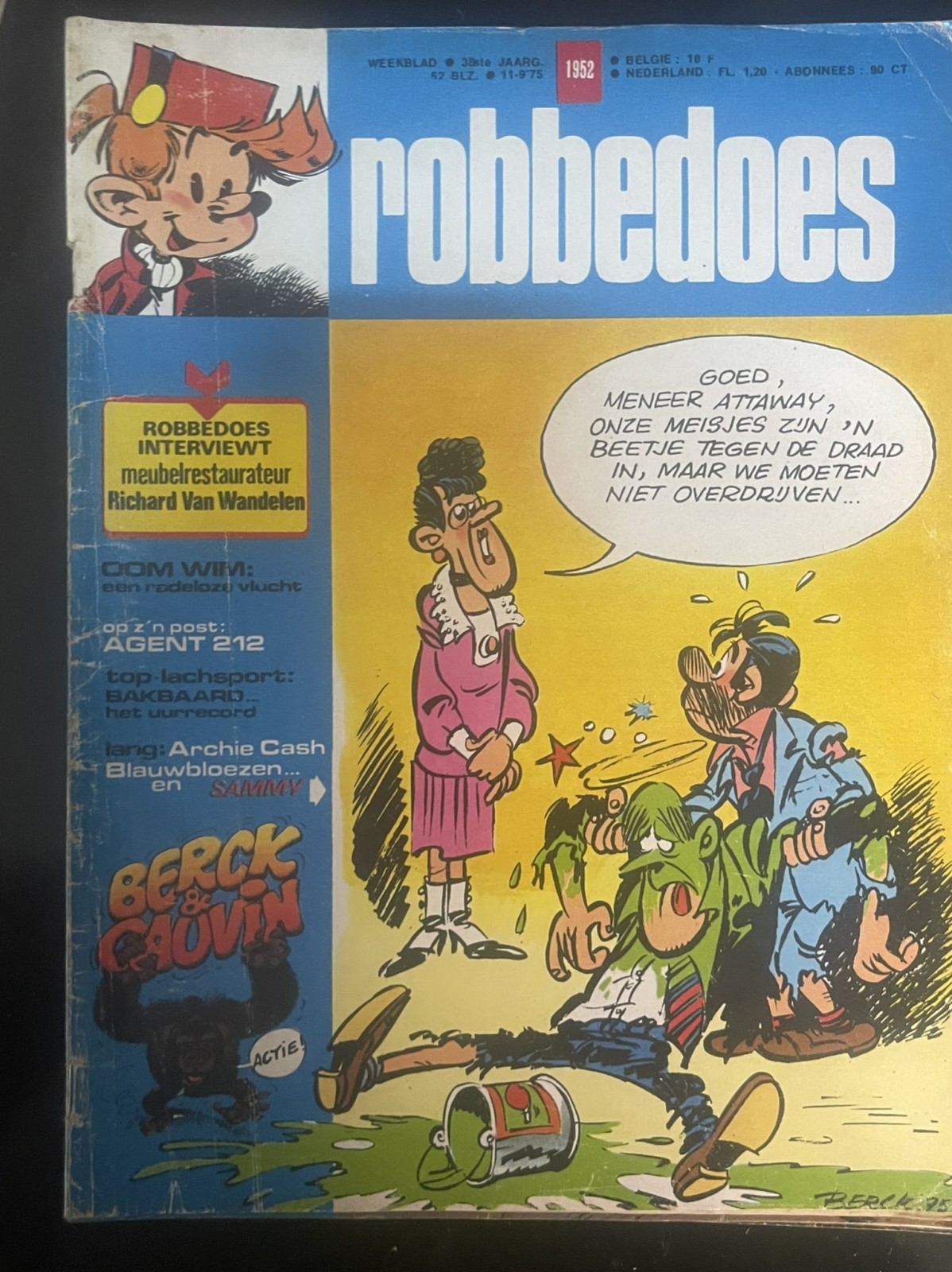 Cover van Robbedoes 1952