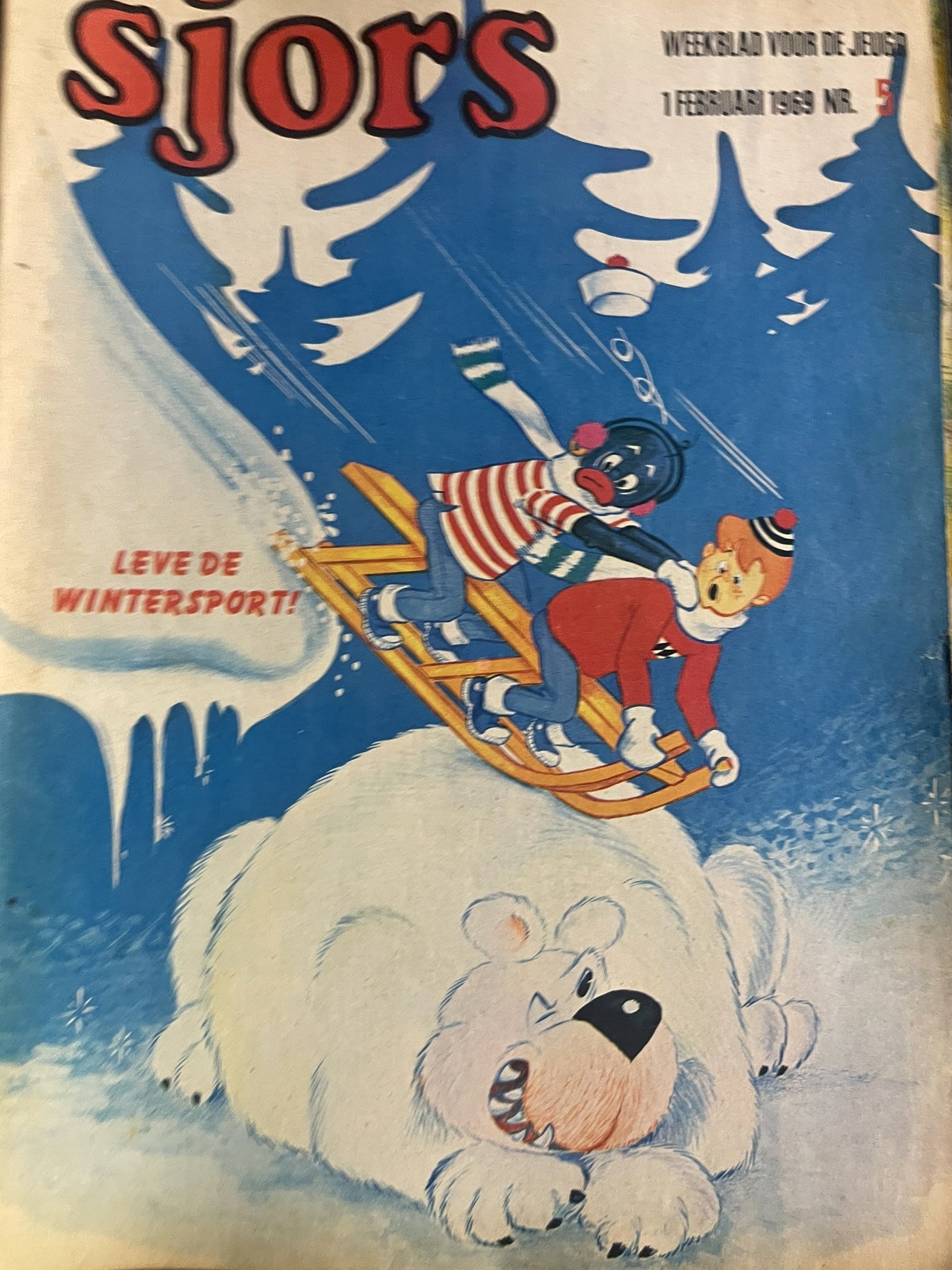 Cover van Sjors nr. 5 – 1 februari 1969