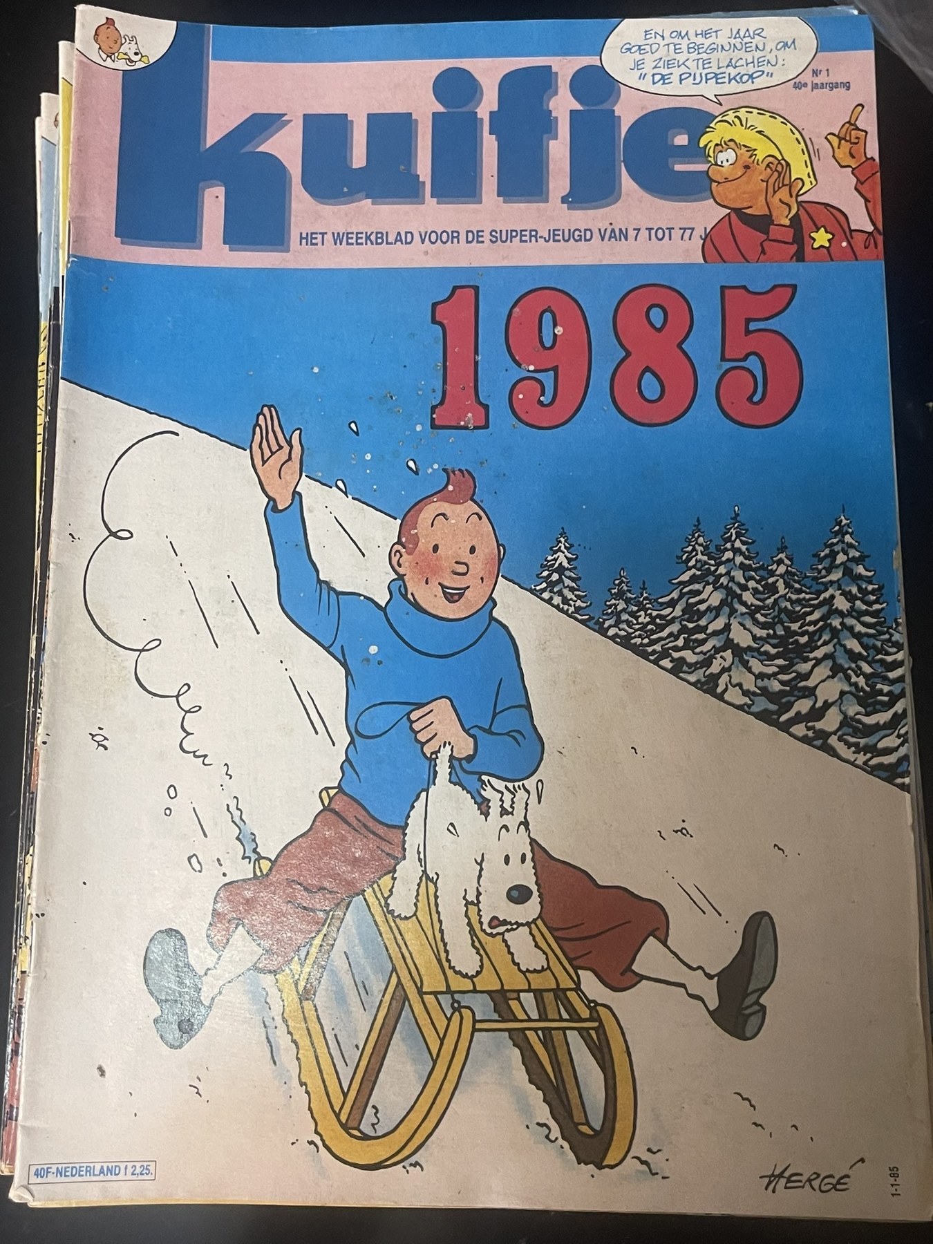 Cover van Kuifje 1