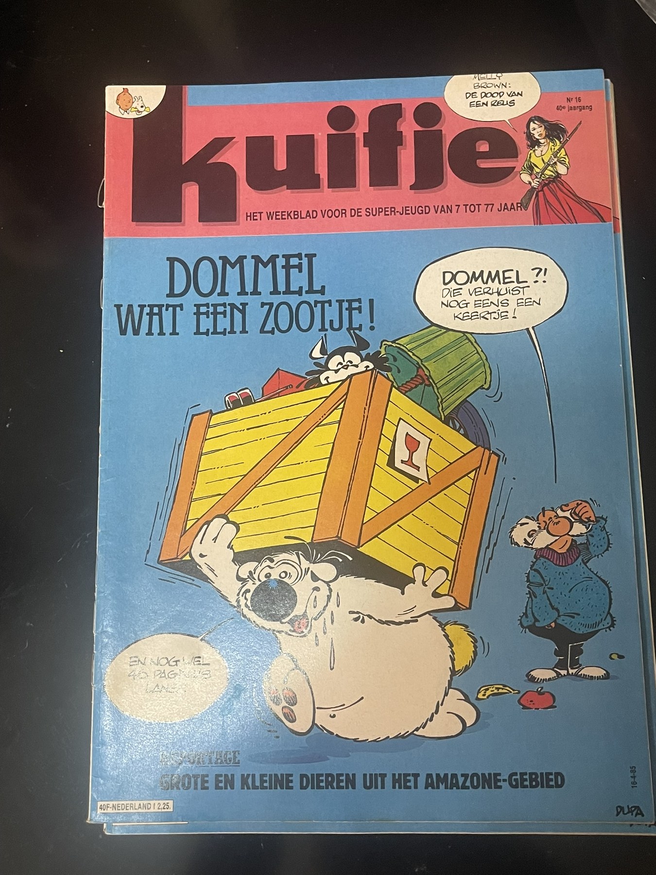 Cover van Kuifje 16
