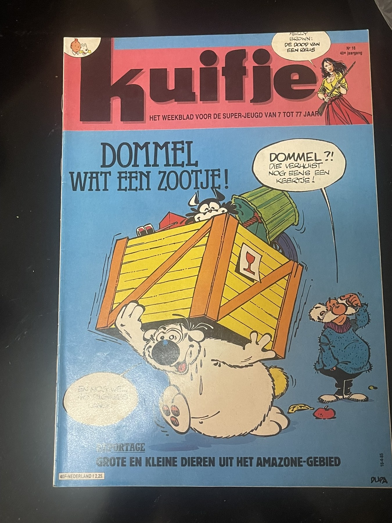 Cover van Kuifje 16