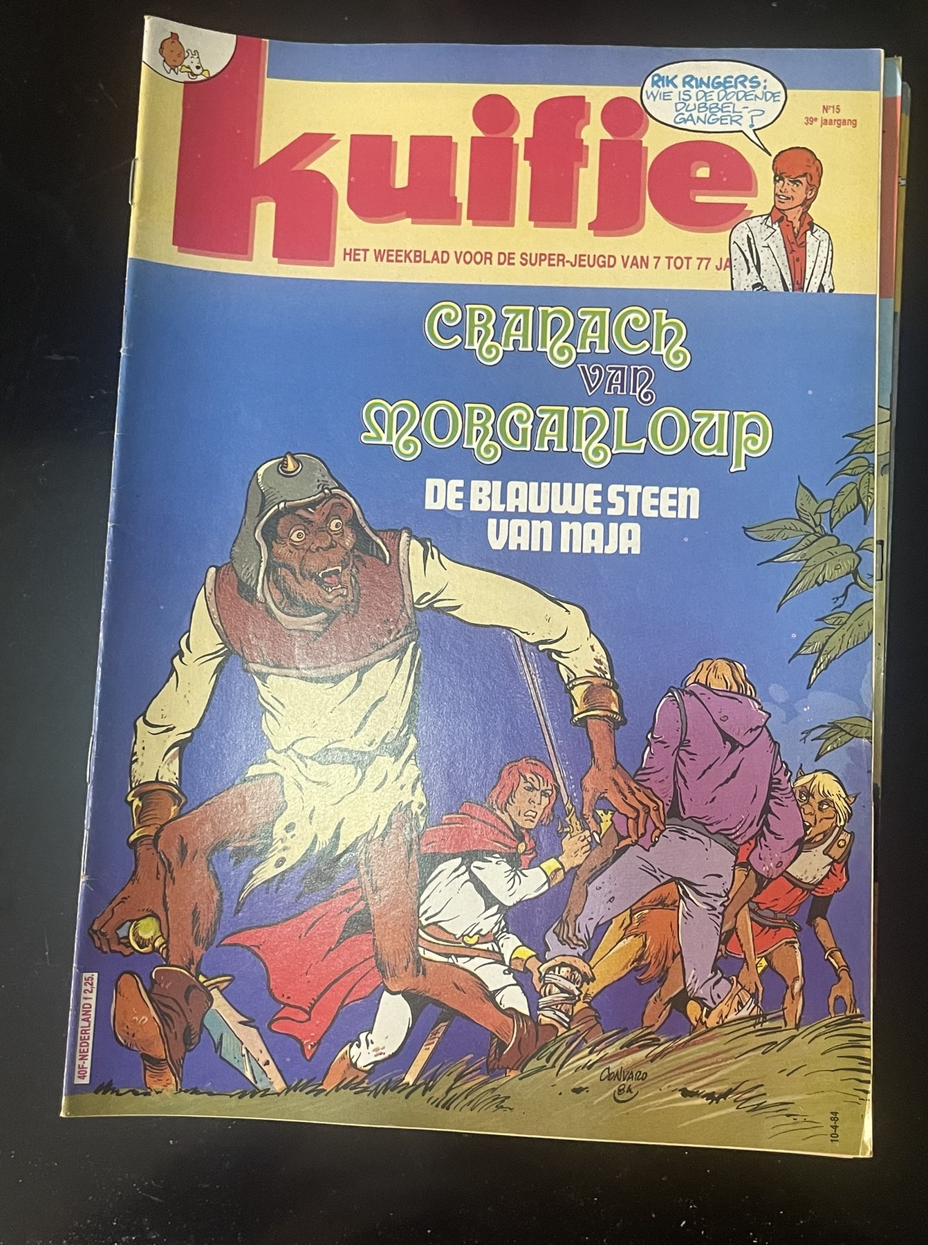 Cover van Kuifje 15