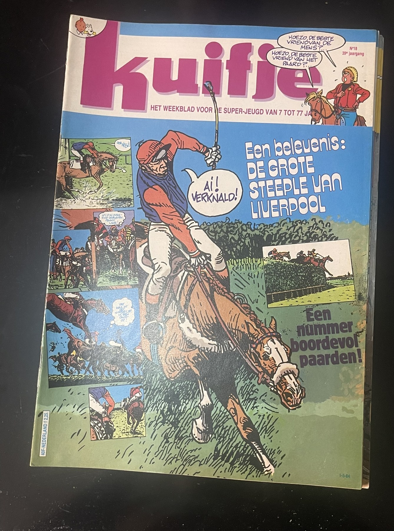 Cover van Kuifje 18