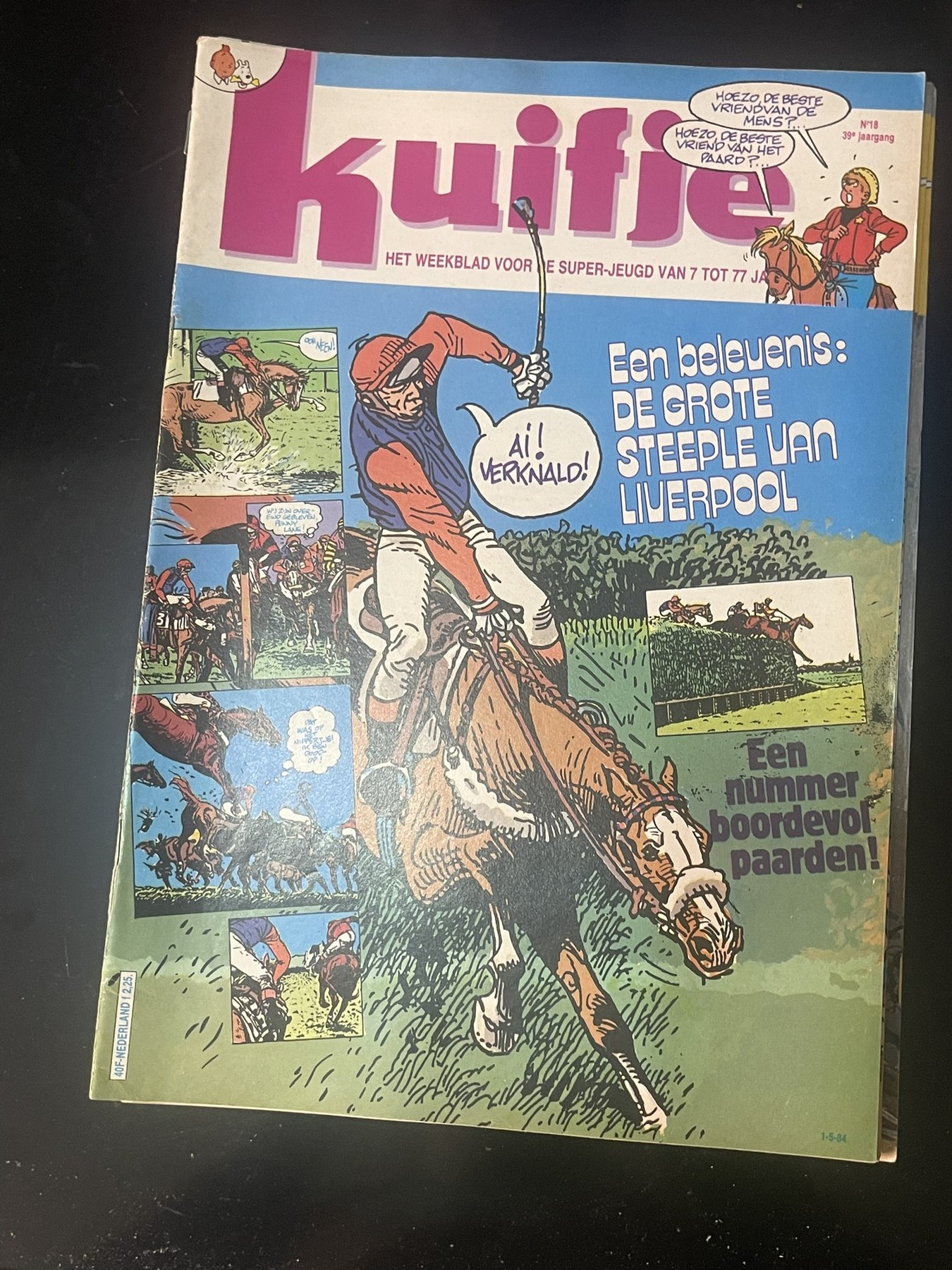 Cover van Kuifje 18