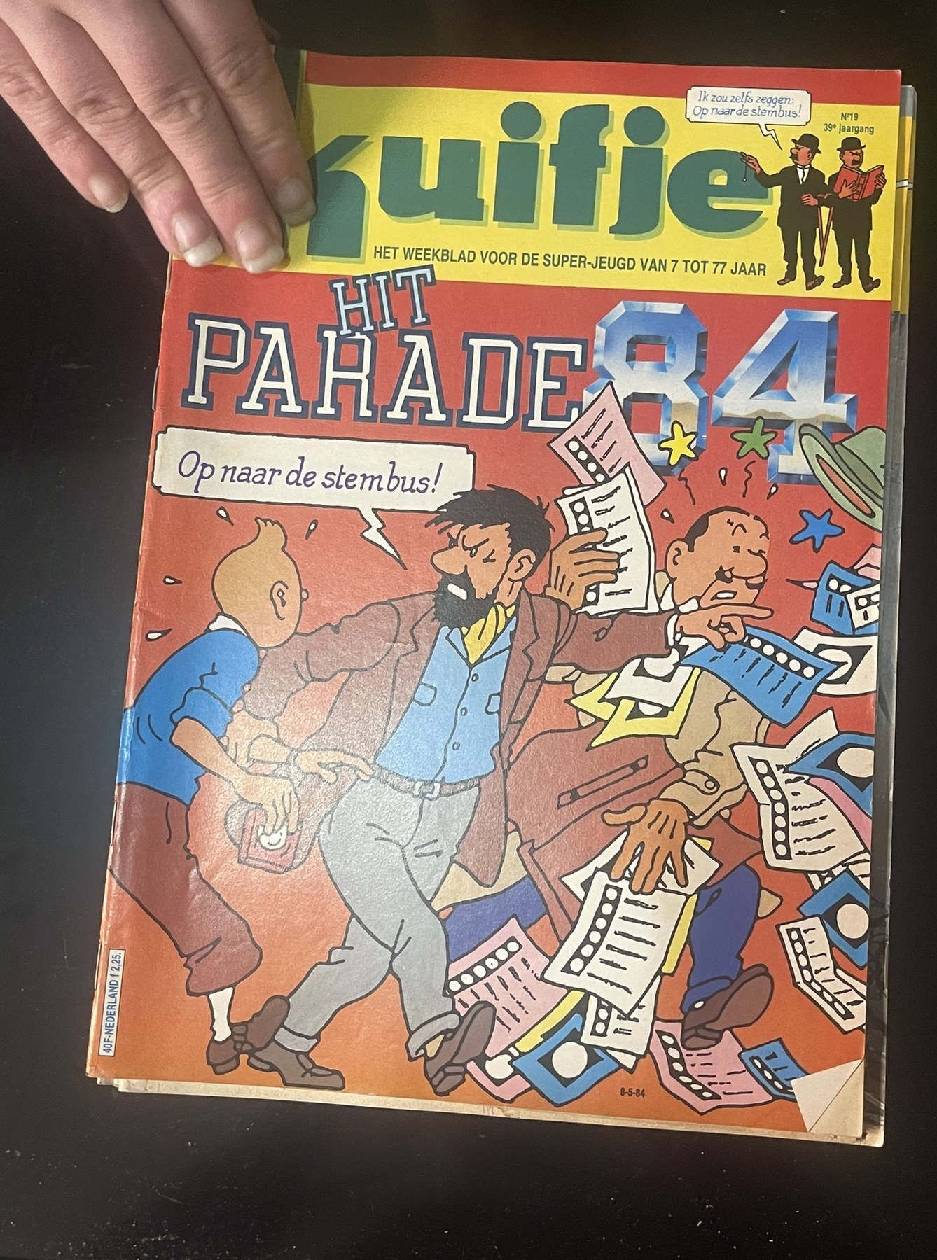 Cover van Kuifje 19