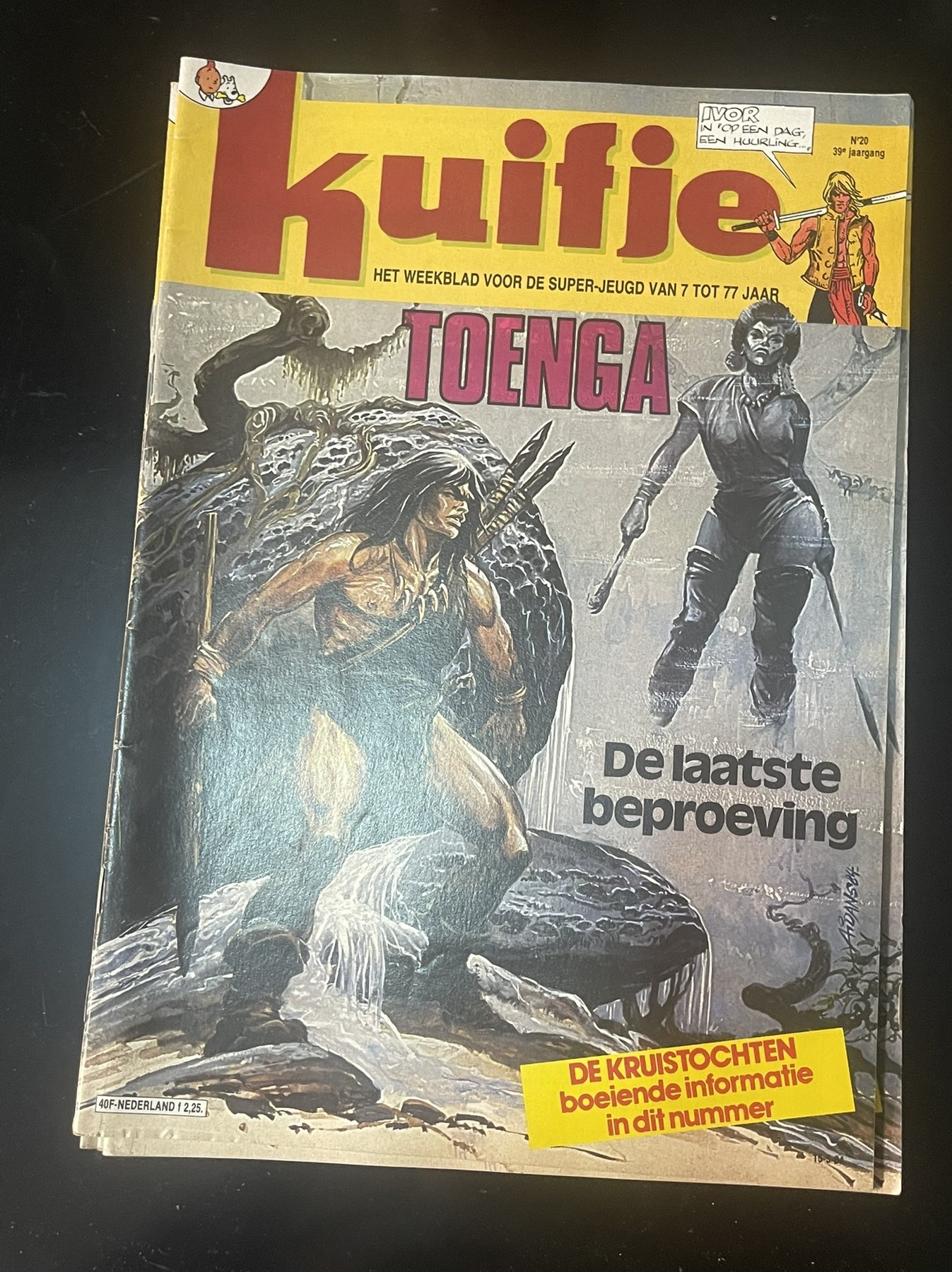 Cover van Kuifje 20