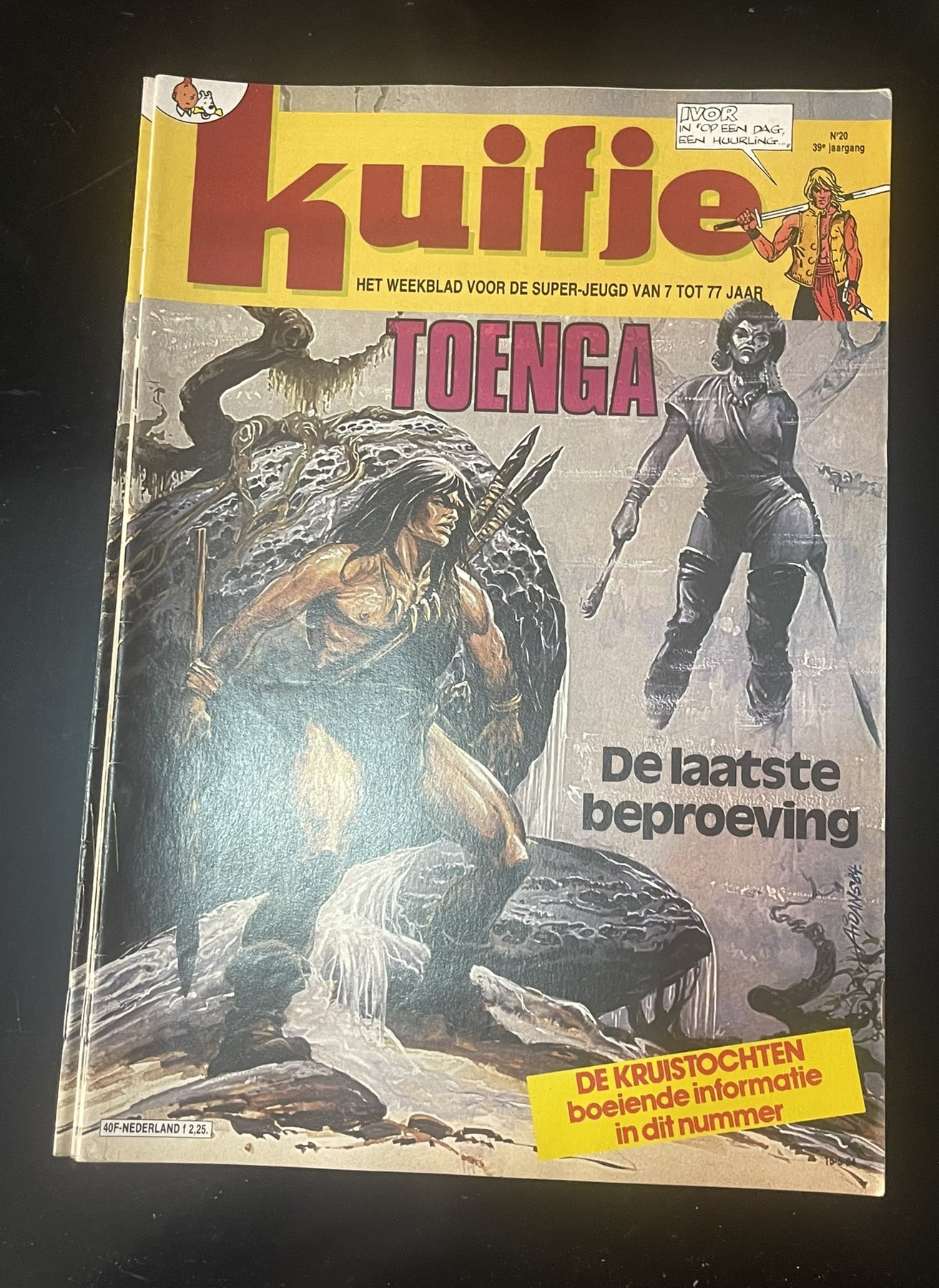 Cover van Kuifje 20