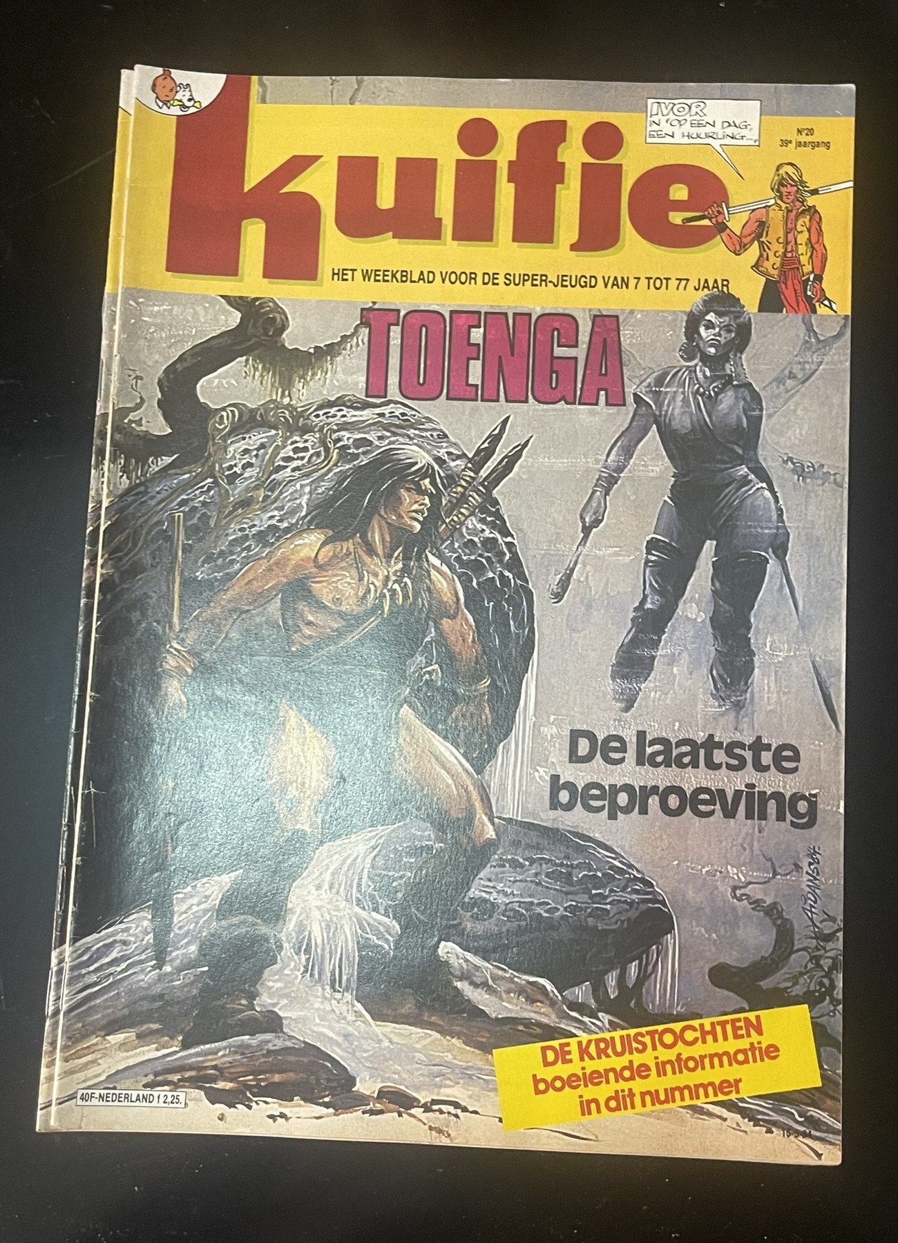 Cover van Kuifje 20