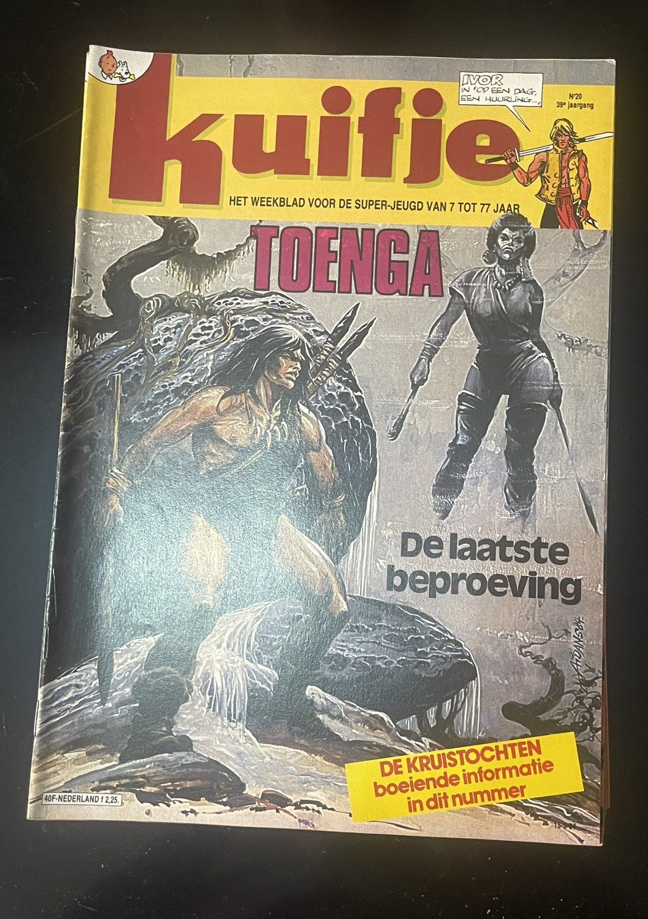 Cover van Kuifje 20