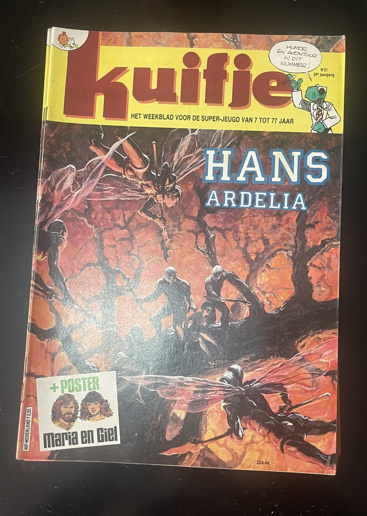 Cover van Kuifje 21