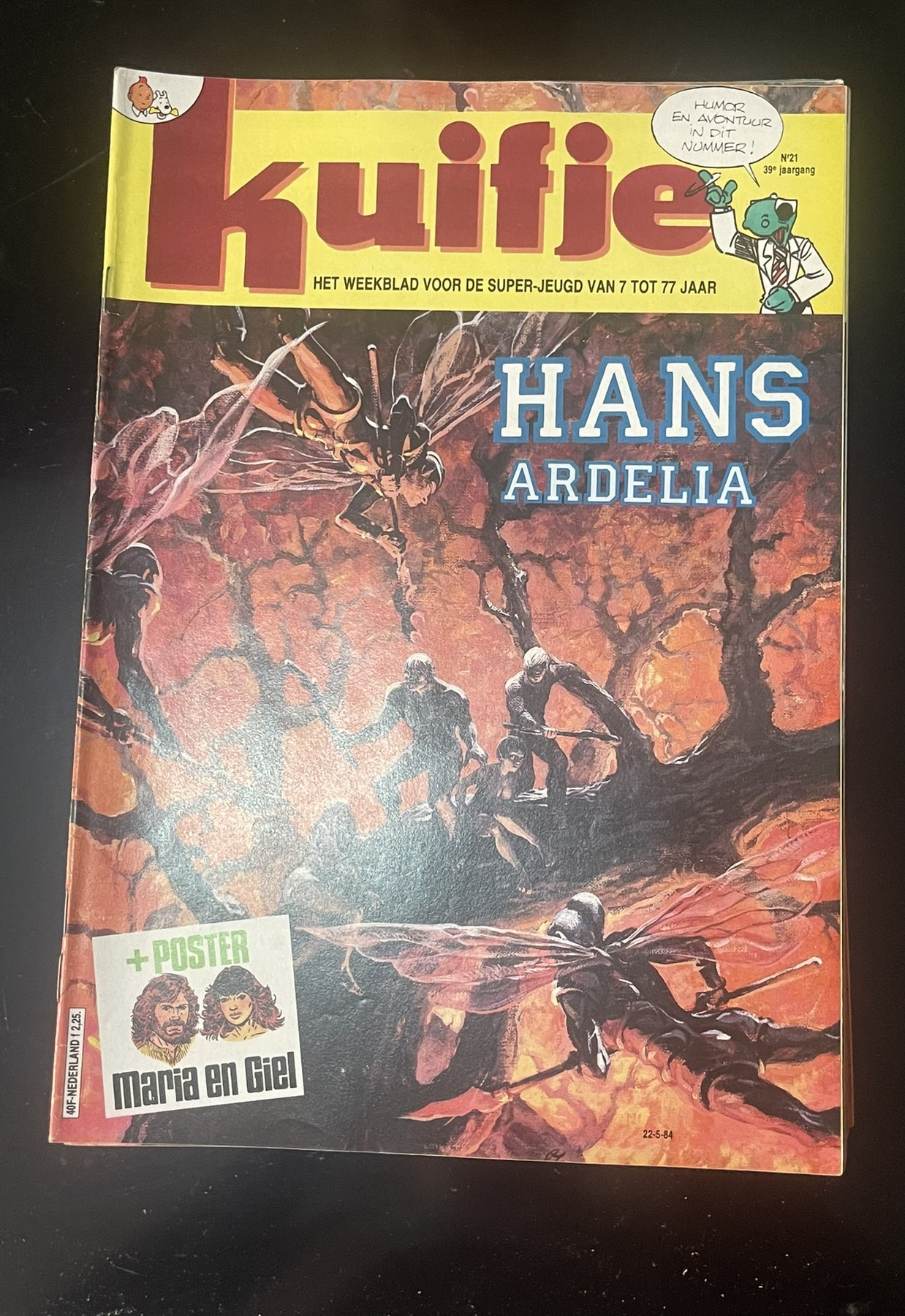 Cover van Kuifje 21