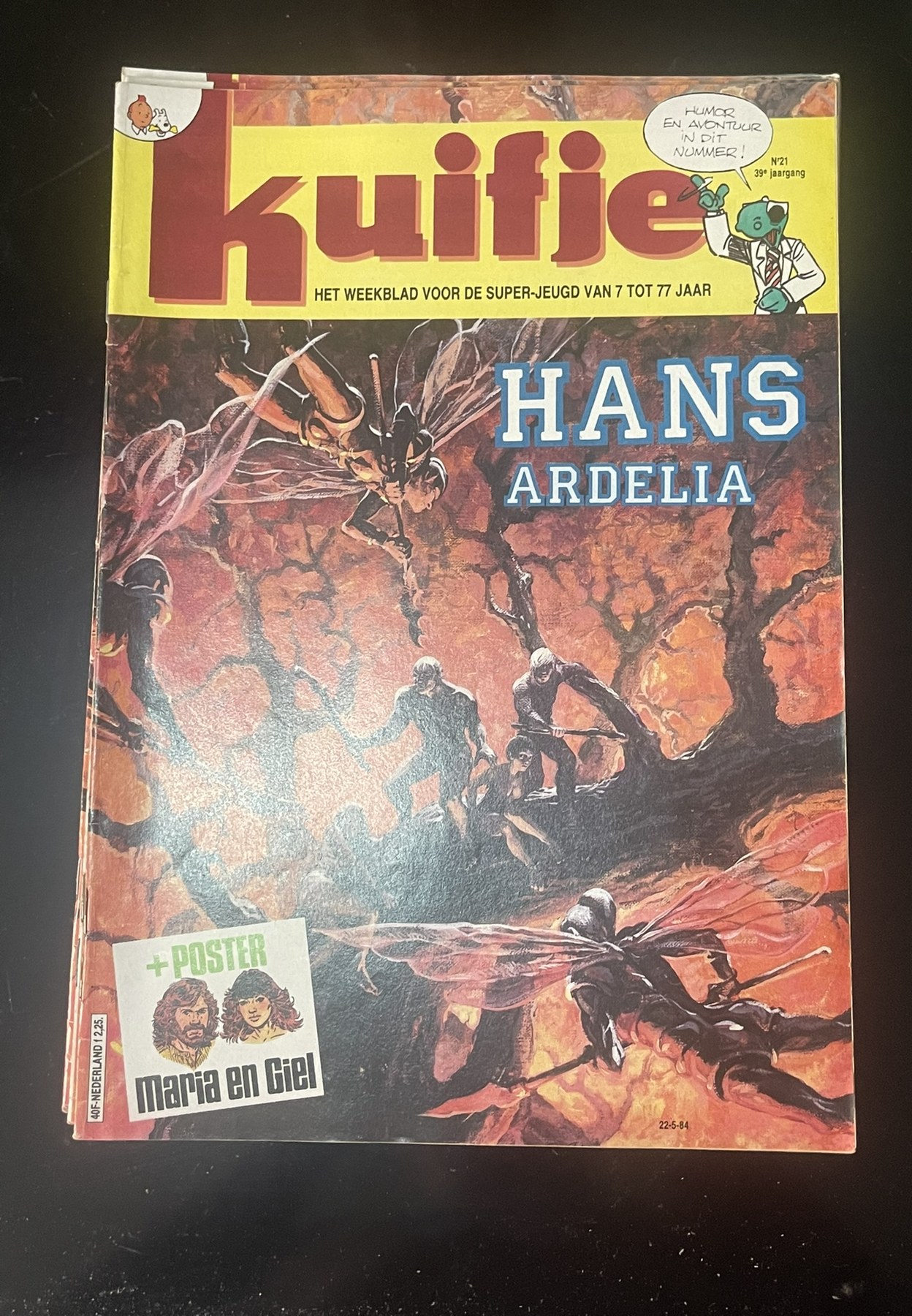 Cover van Kuifje 21