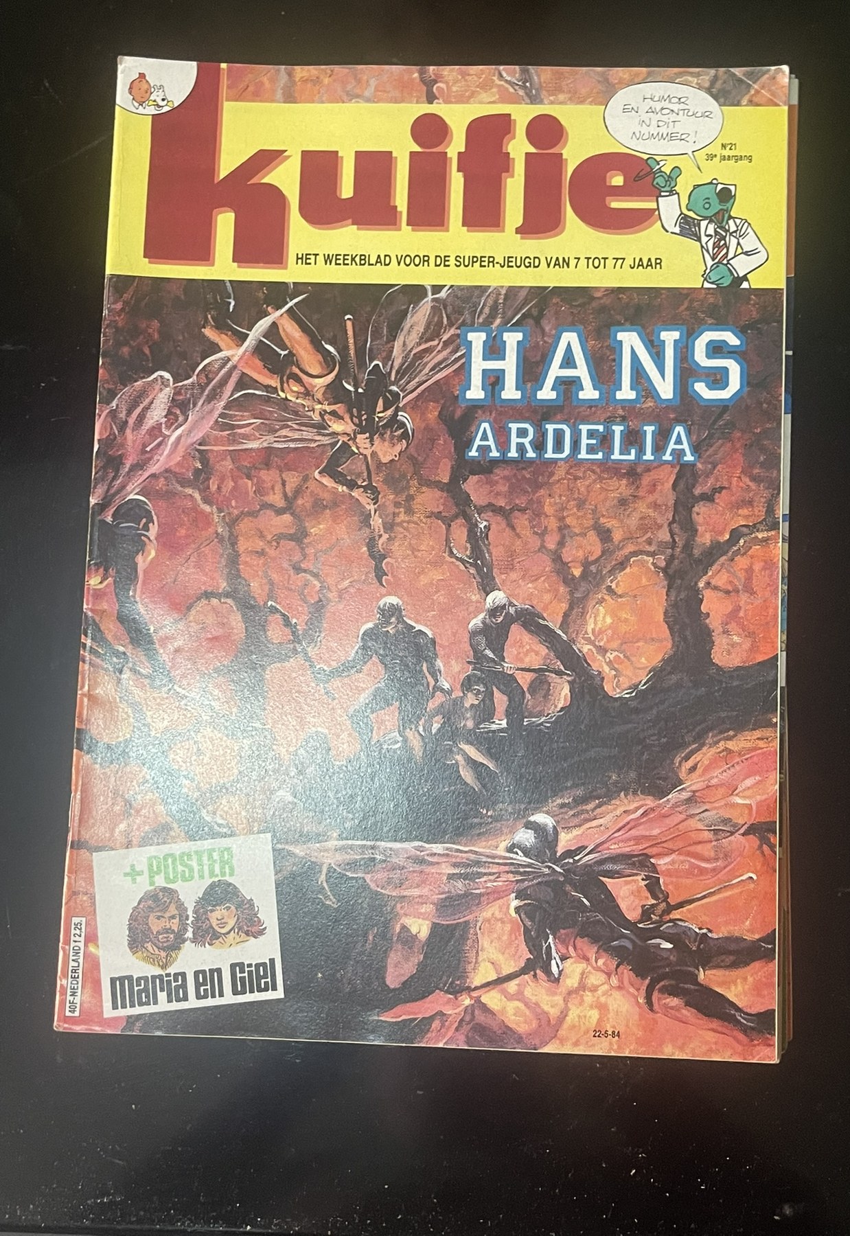 Cover van Kuifje 21