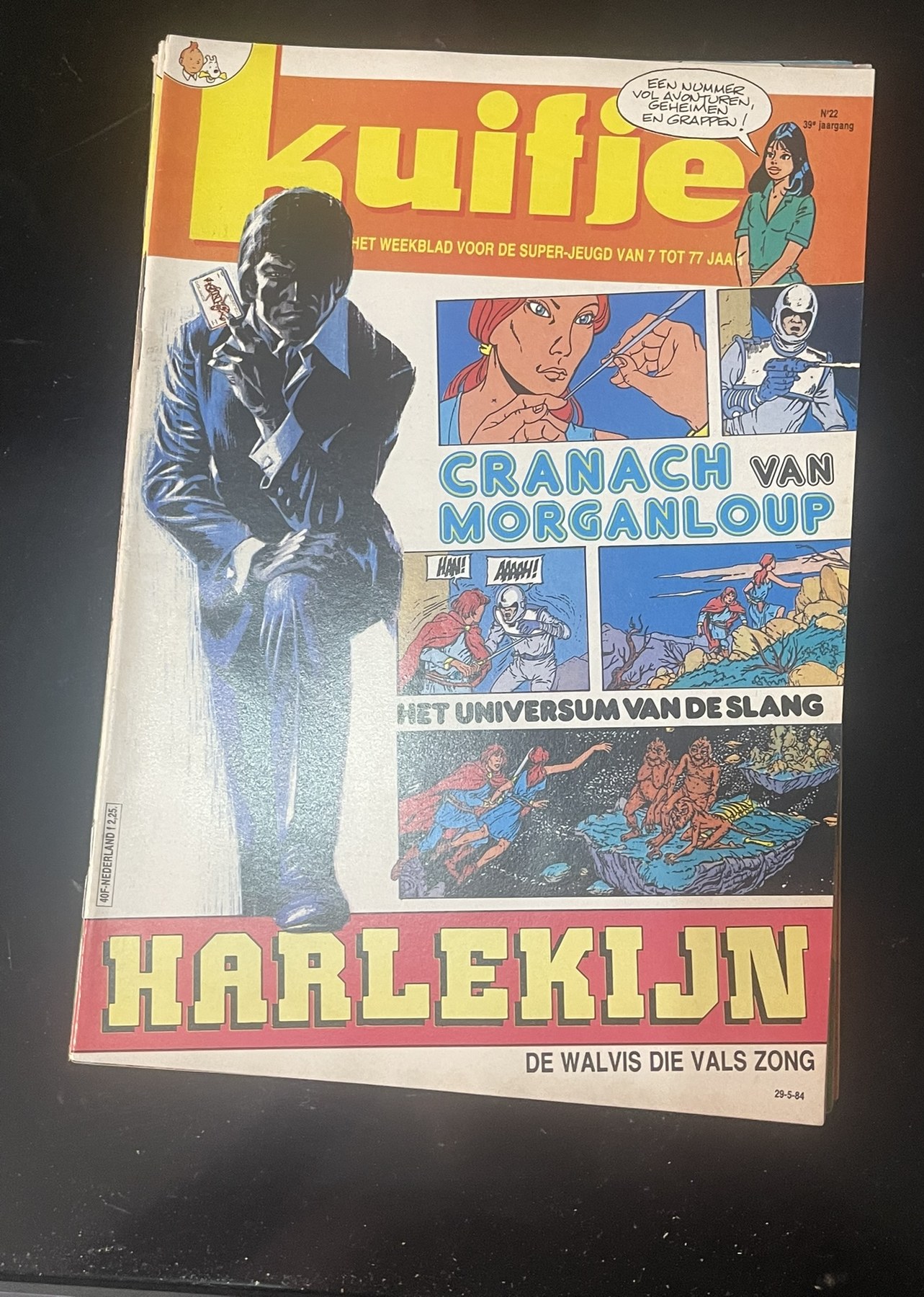 Cover van Kuifje 22