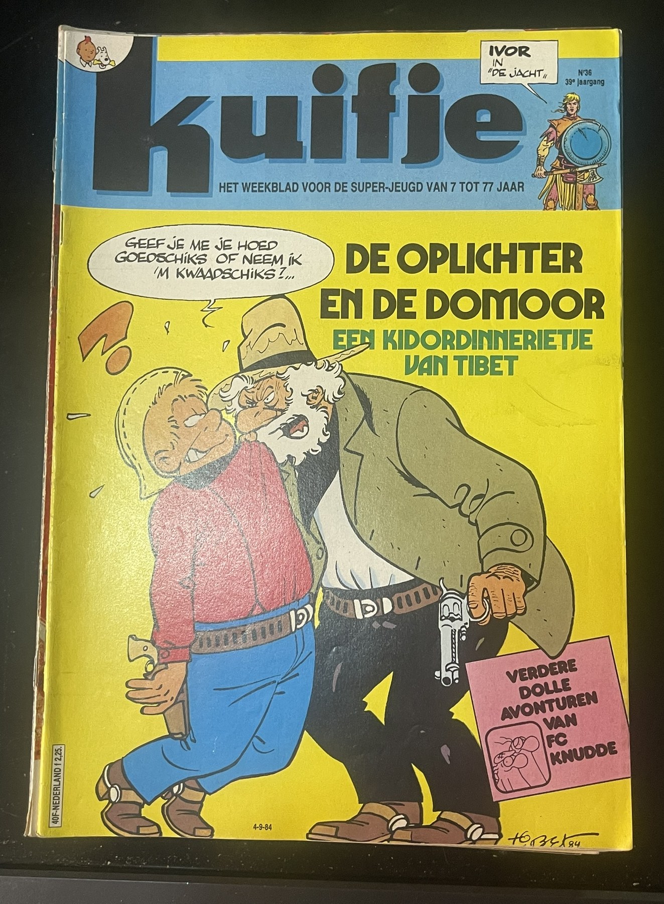 Cover van Kuifje 36