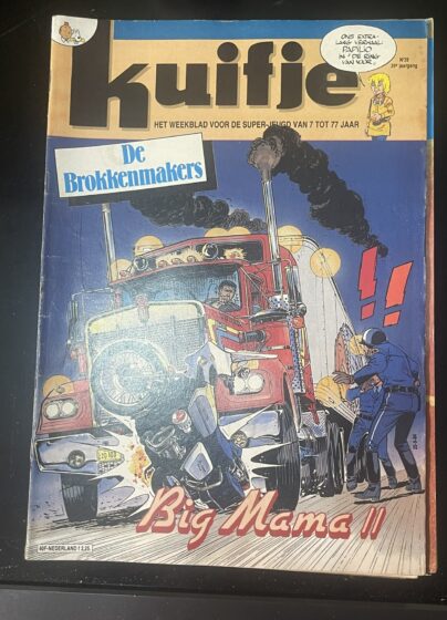 Cover van Kuifje 39