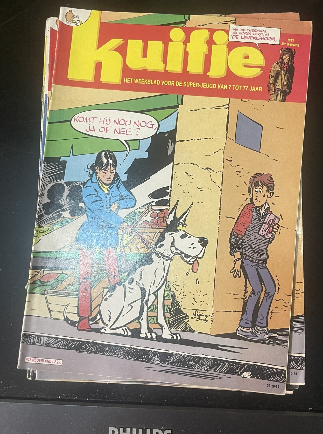 Cover van Kuifje 43