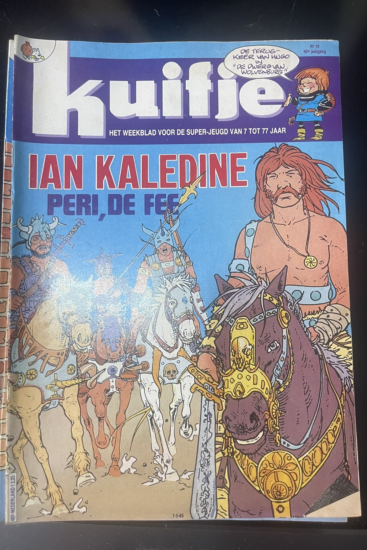Cover van Kuifje 19