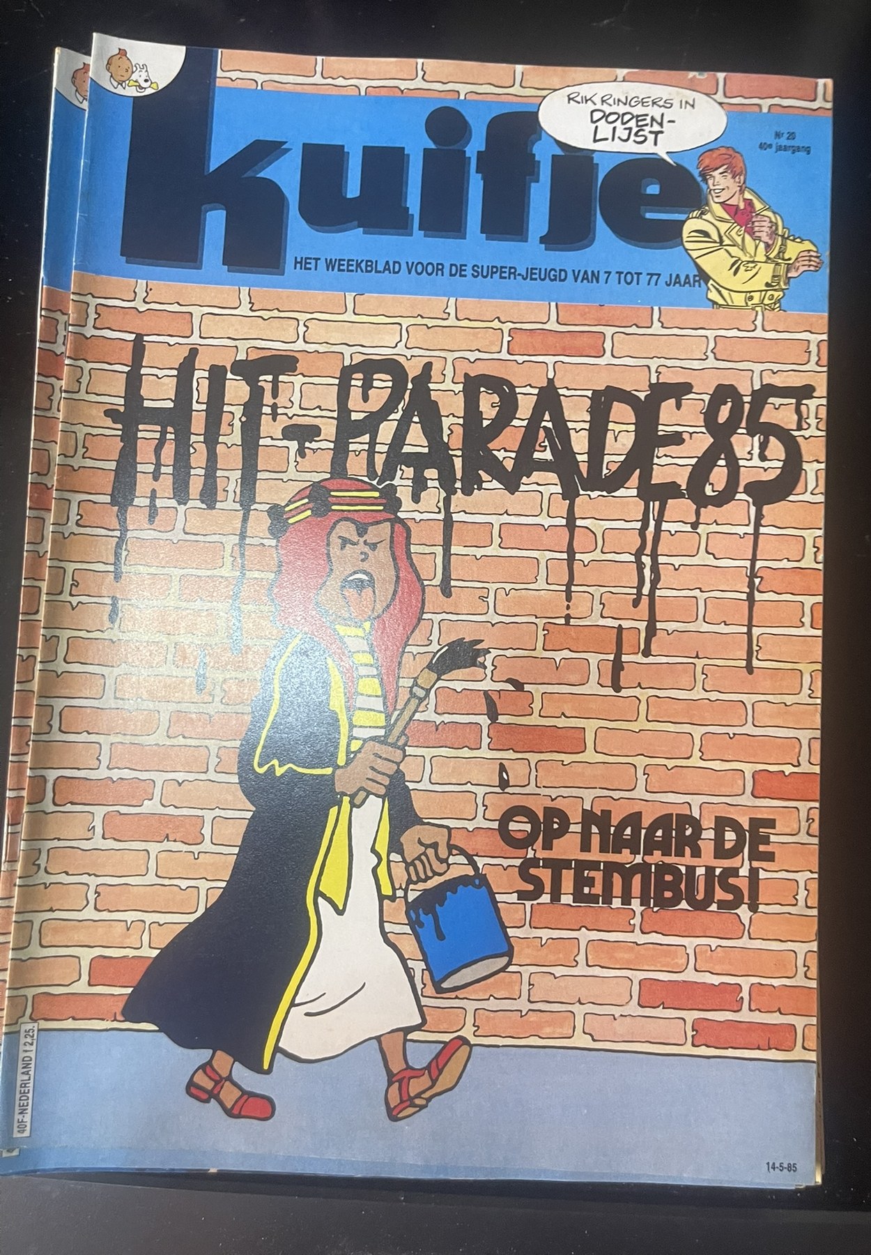 Cover van Kuifje 20