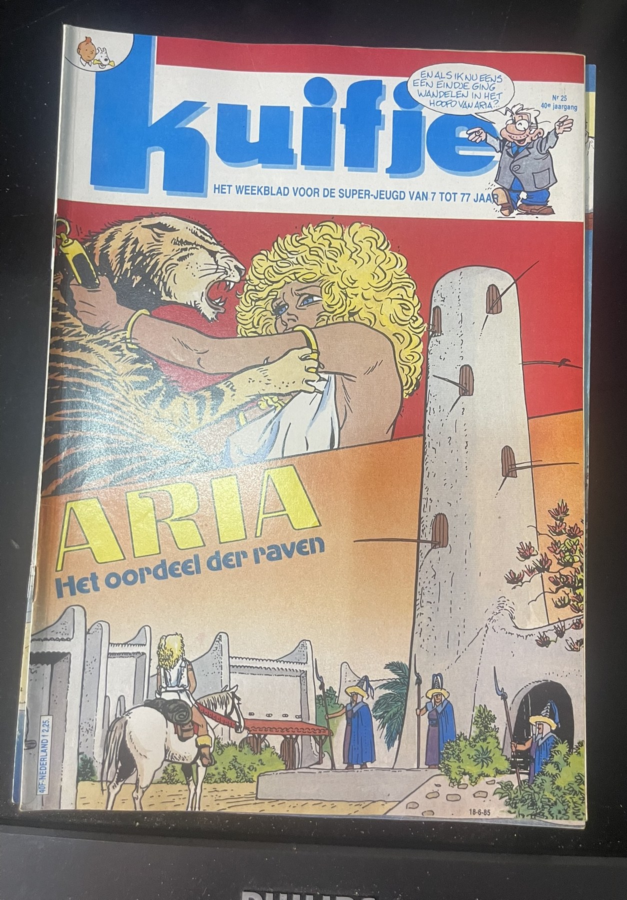 Cover van Kuifje 25
