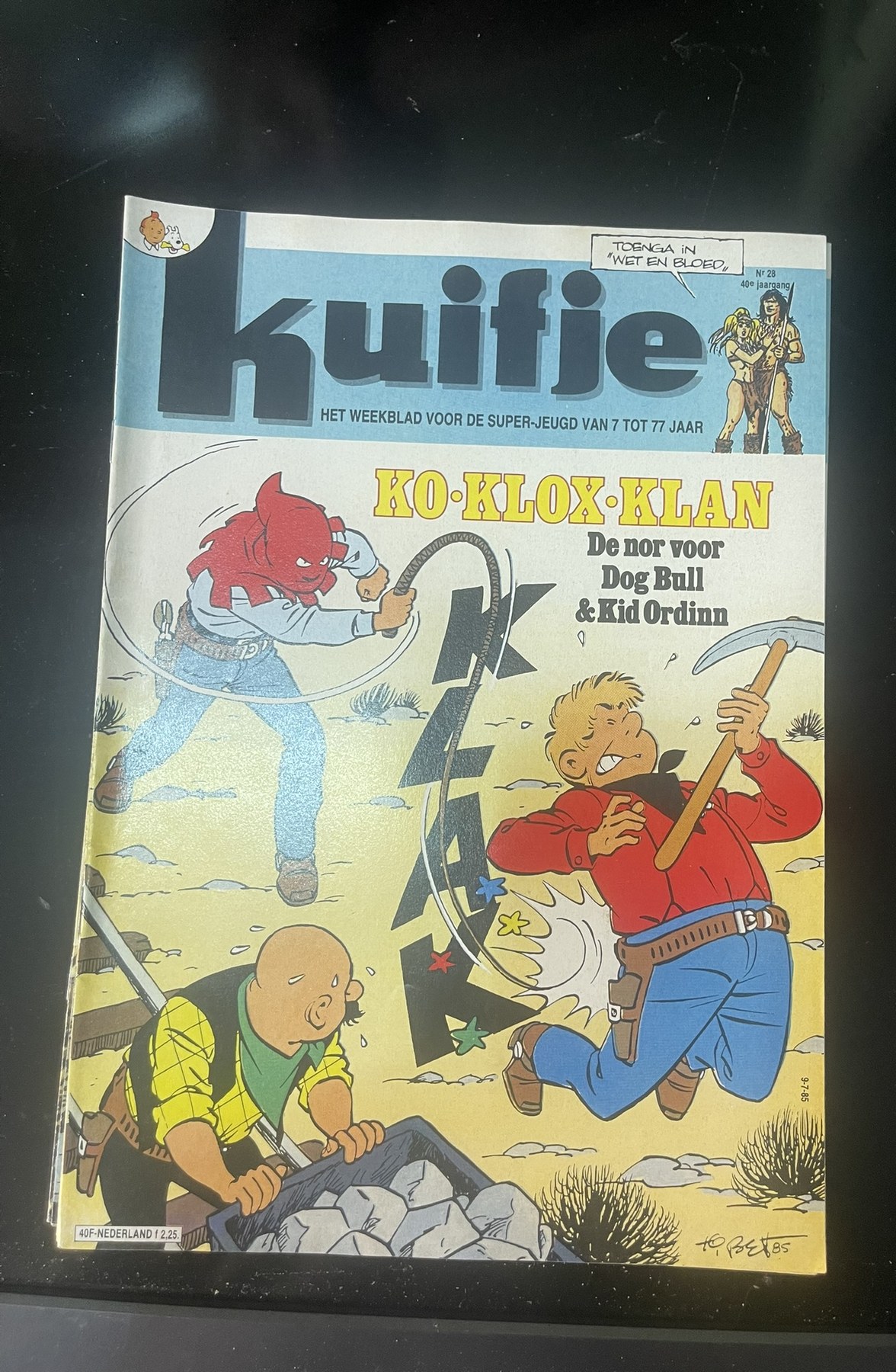 Cover van Kuifje 28