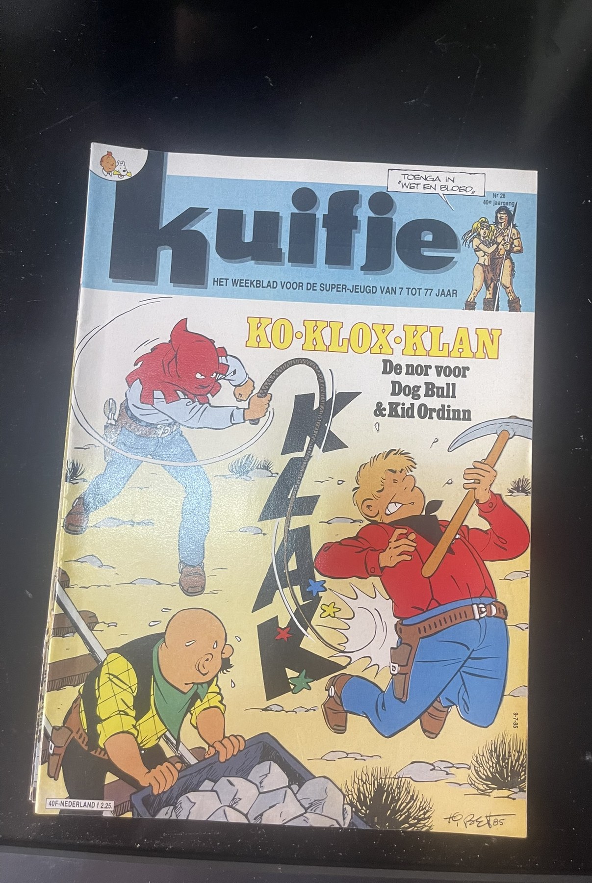 Cover van Kuifje 28