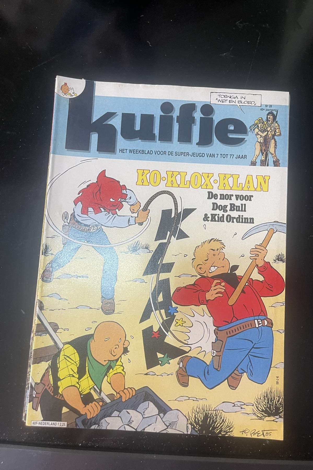 Cover van Kuifje 28