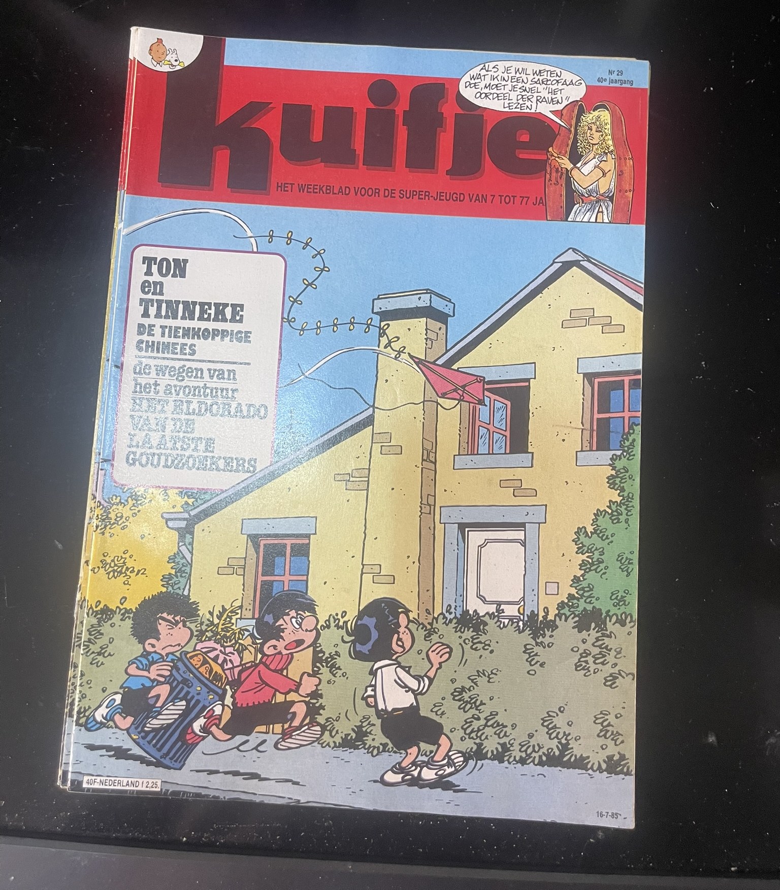 Cover van Kuifje 29